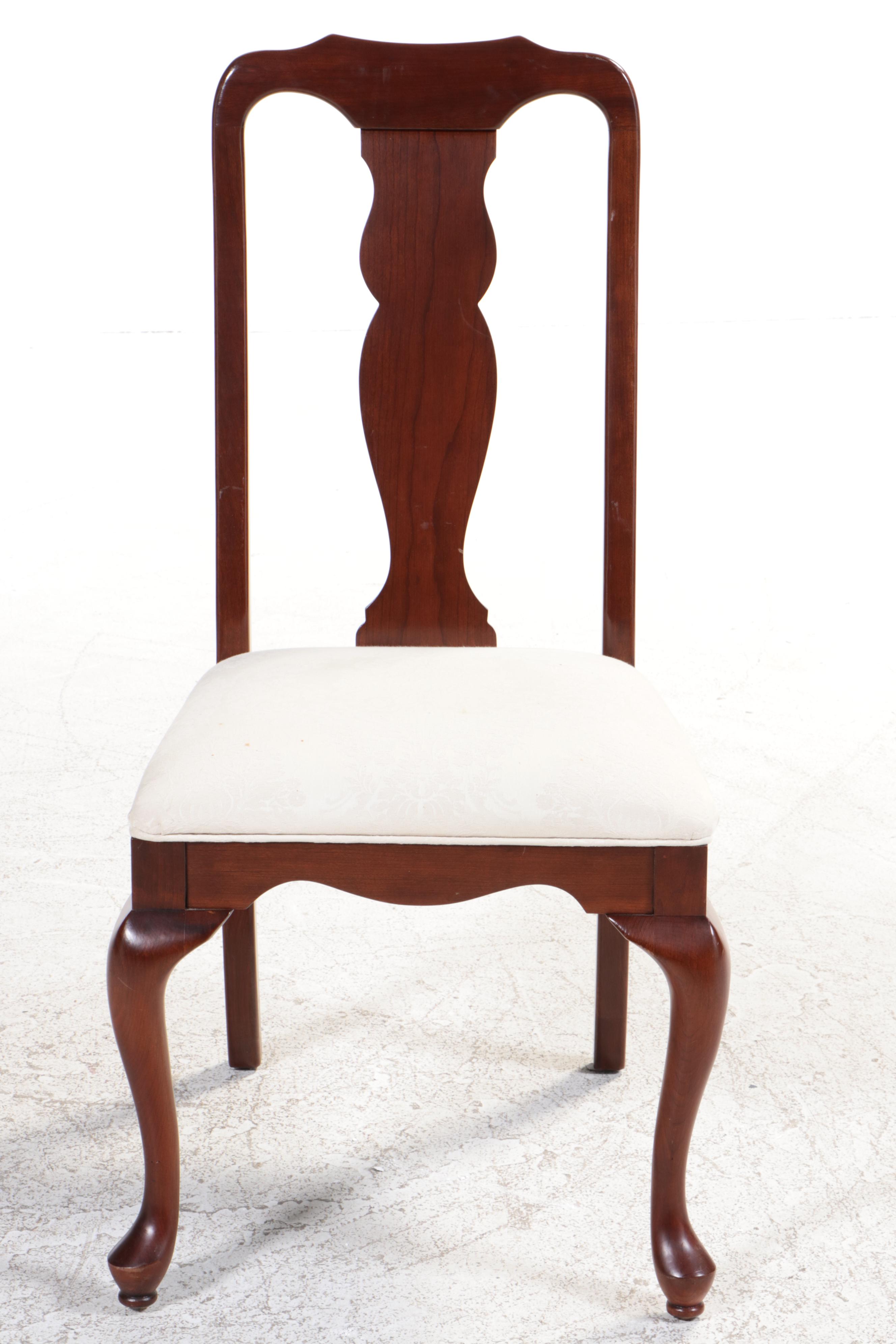 Harden Furniture Queen Anne Style Mahogany Dining Chairs