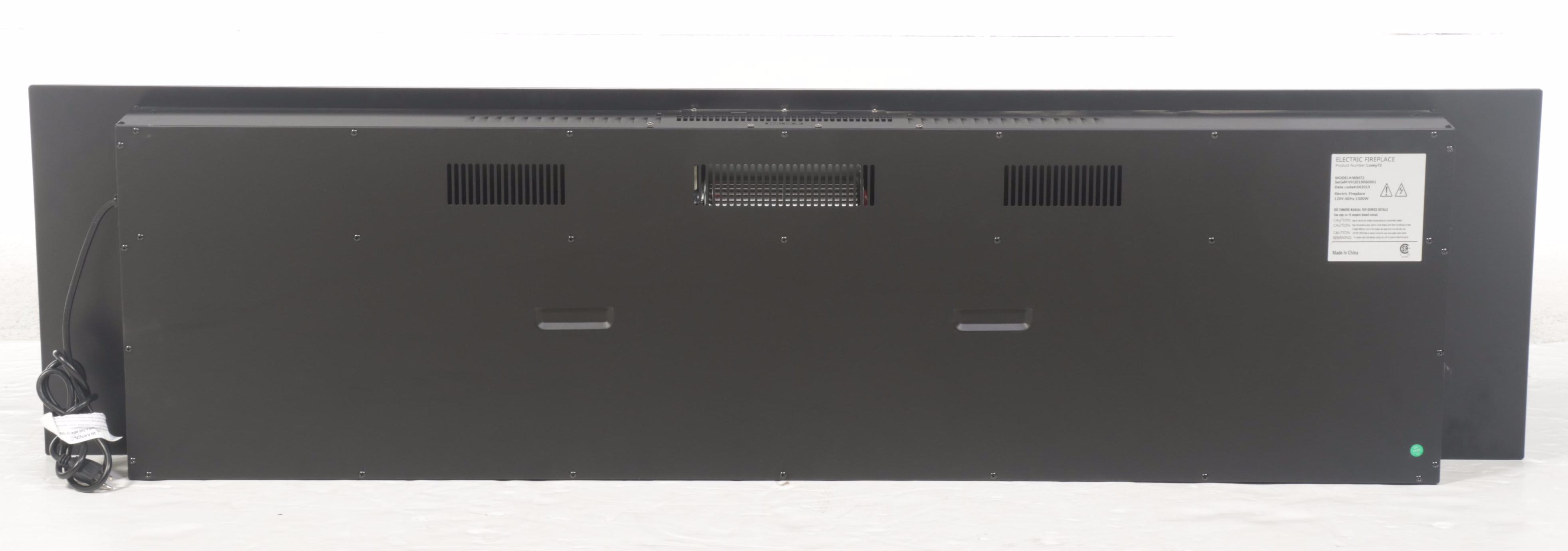 Valuxhome 72" Wall Mounted Electric Fireplace with Remote