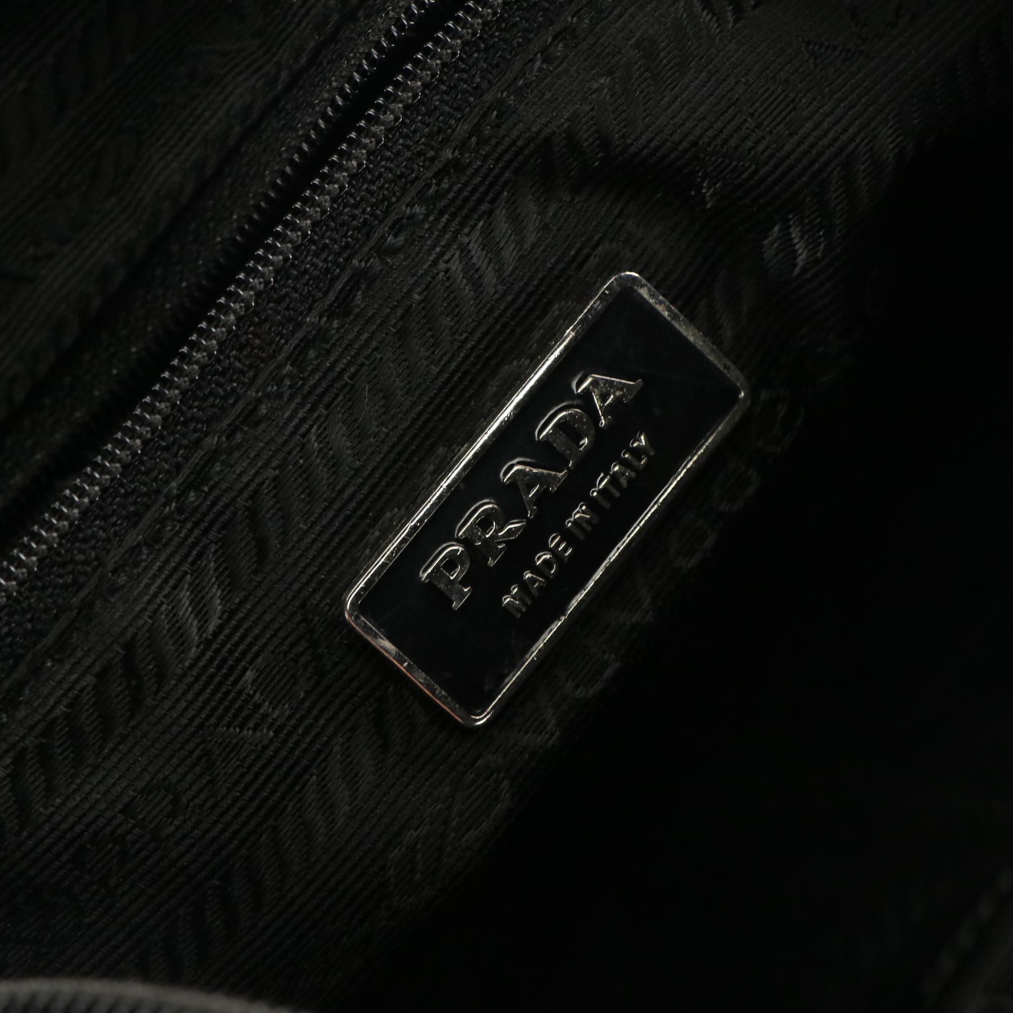 Prada Crossbody Bag in Black Tessuto Nylon