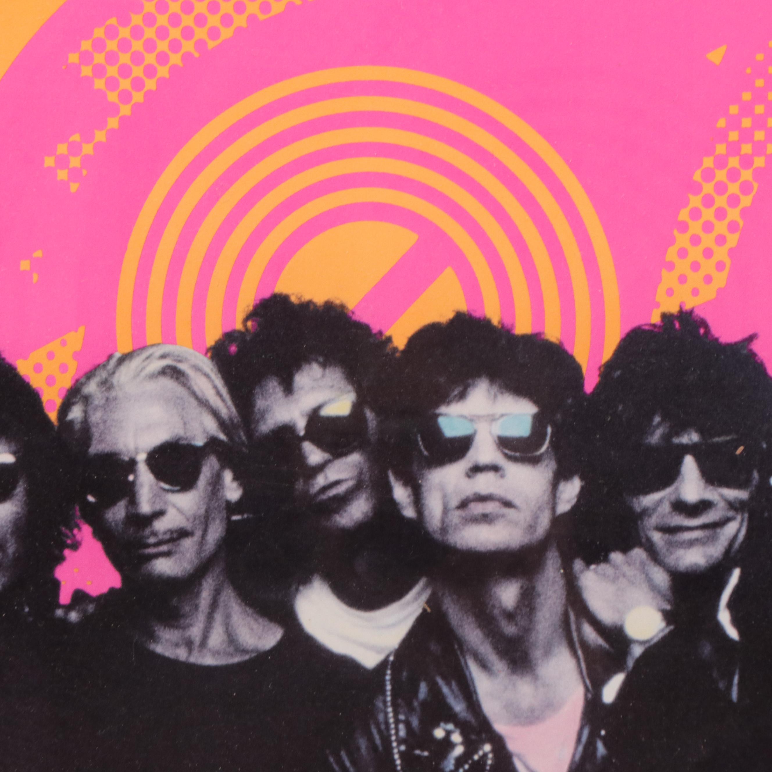 Rolling Stones "Steel Wheels" Tour Poster, 1989