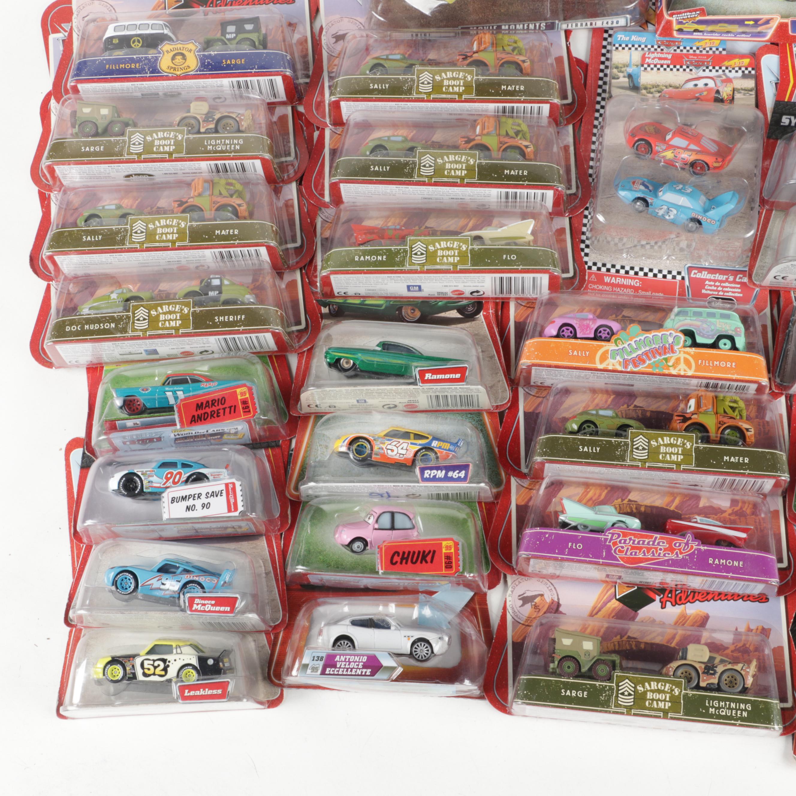 Mattel Disney Cars Lightning McQueen's Team, Ramone and Other Toy Cars