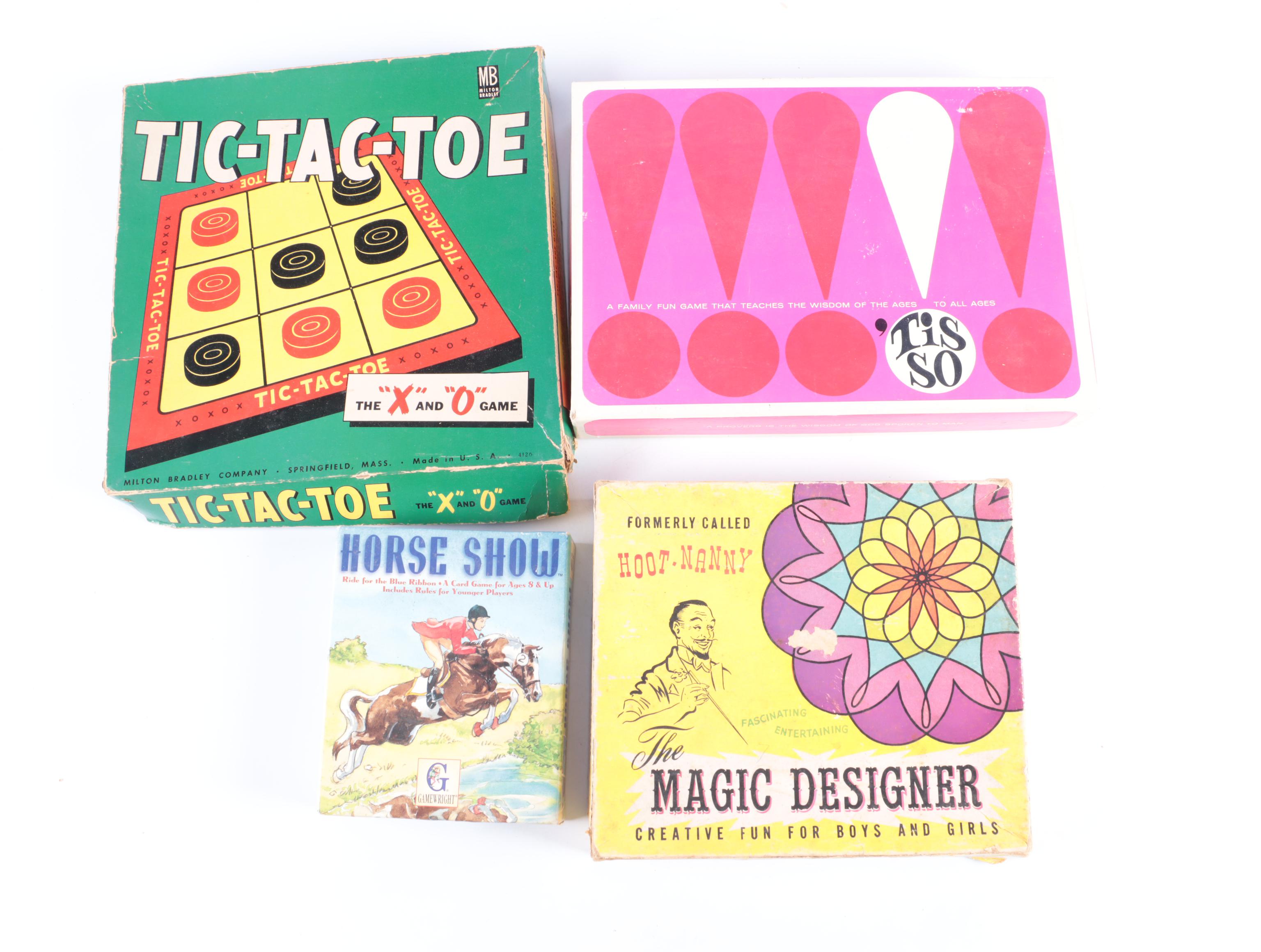 Stadium Checkers, Merry Milkman, Dunce, and More Vintage Board Games