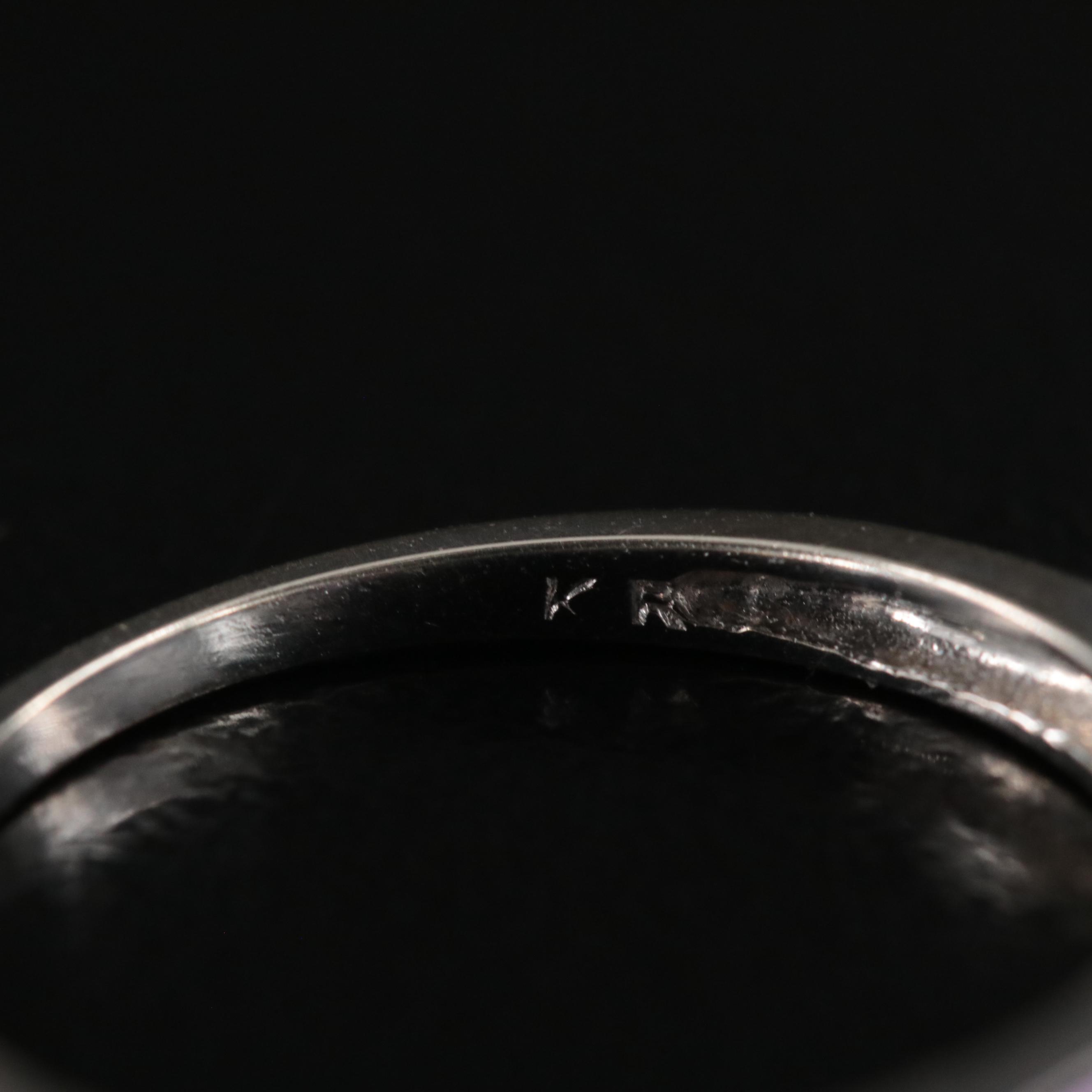 14K Sapphire and Diamond band