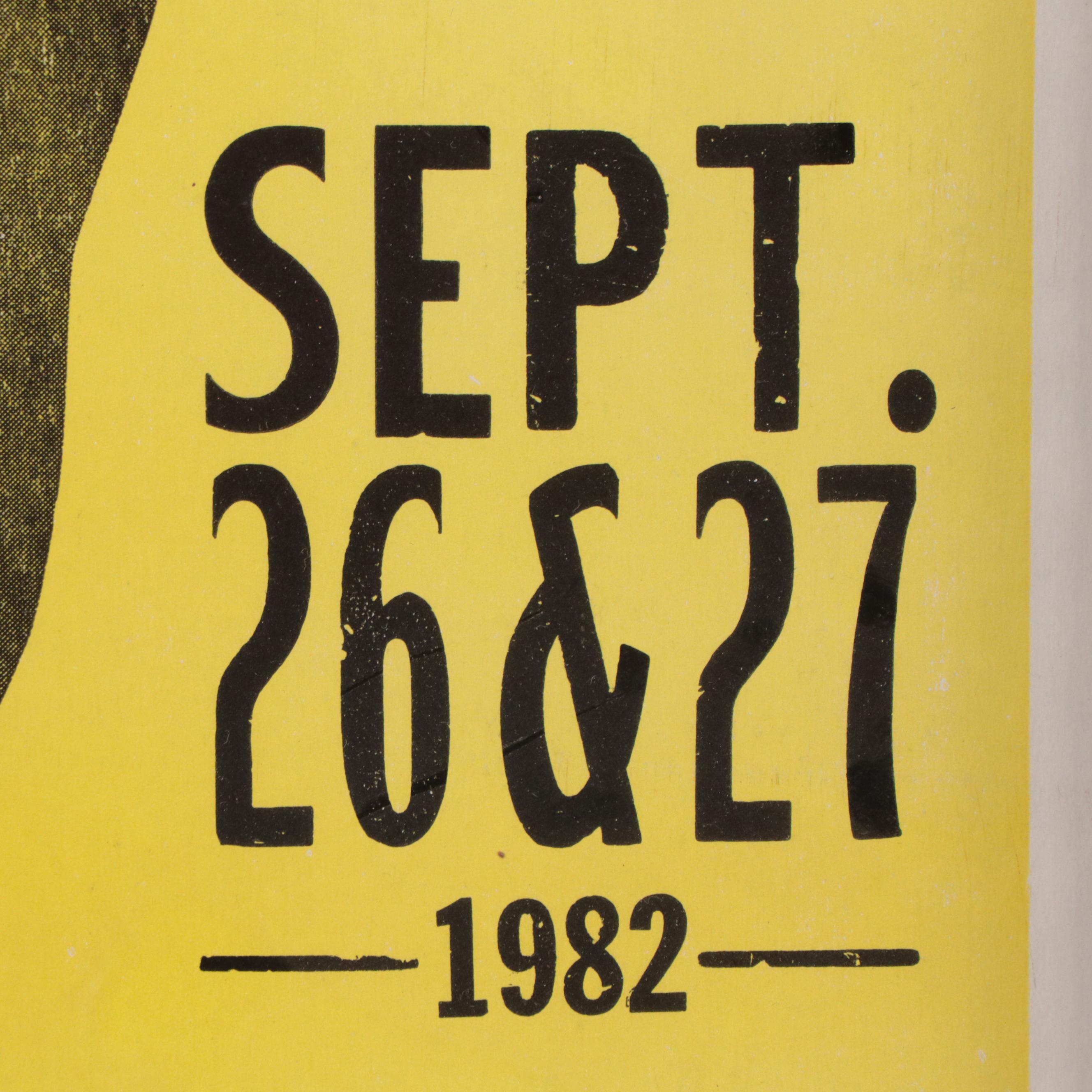 Ozzy Osbourne Concert Poster, 1982