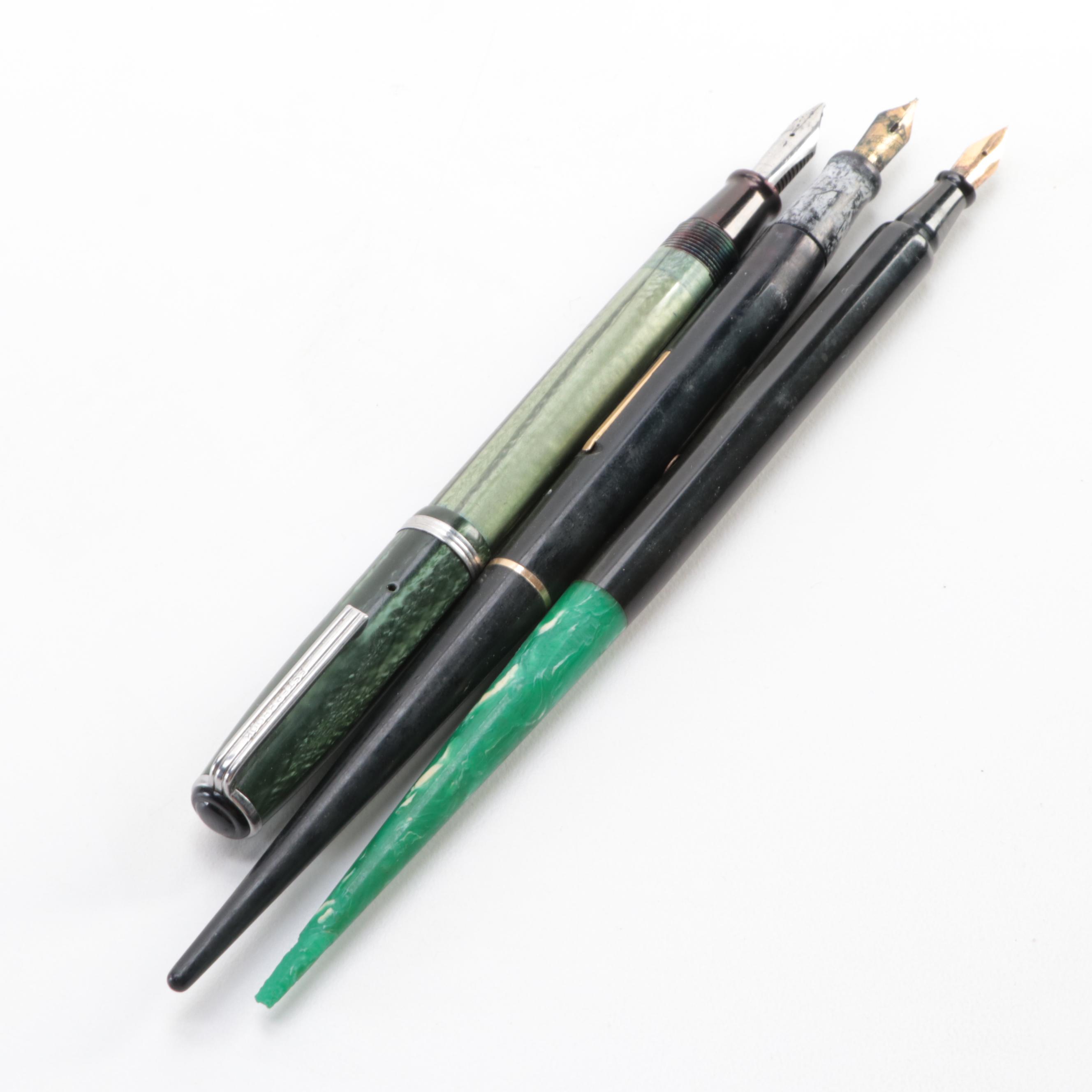 D.A.R. Sterling Silver Award Pin and Writing Instruments with Accessories