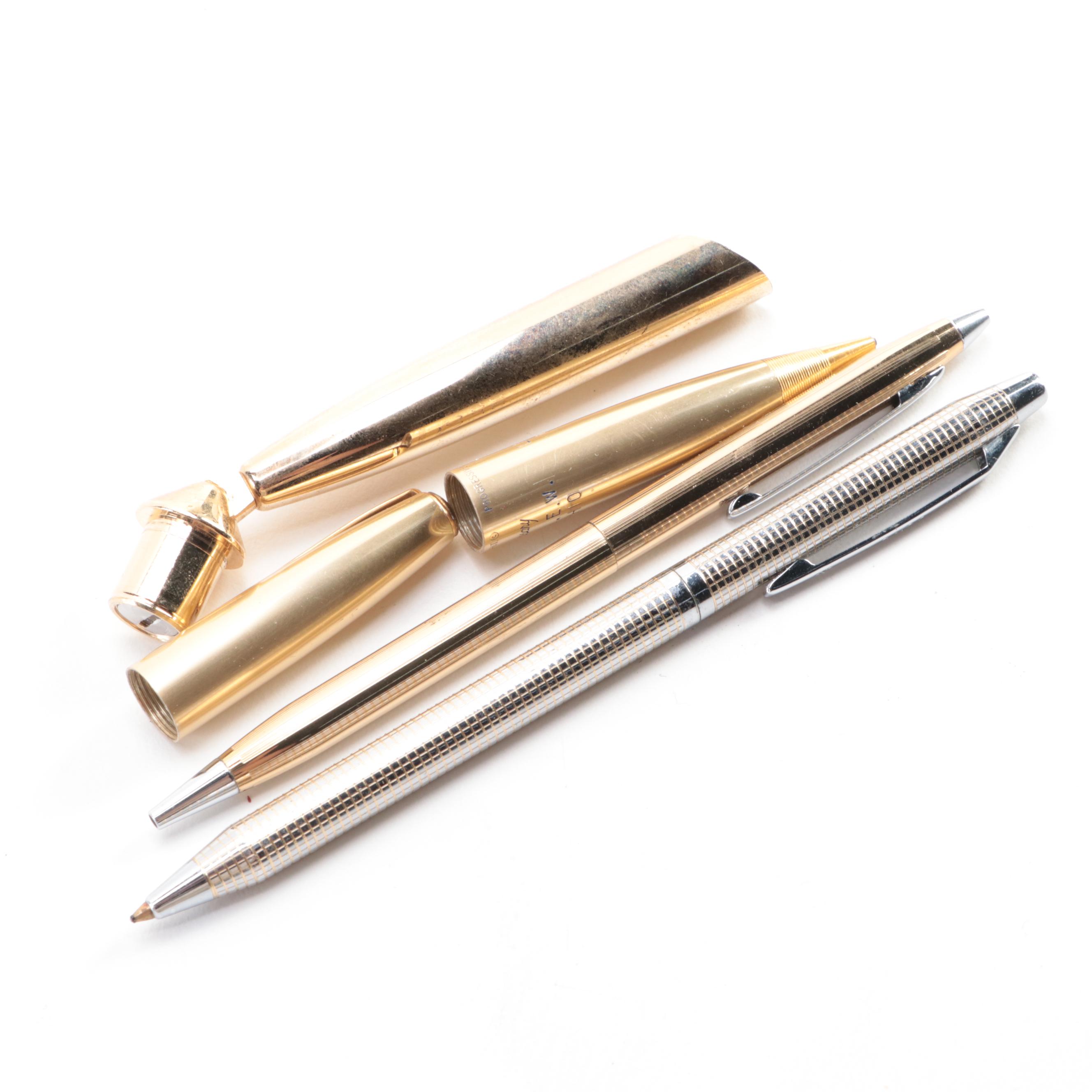 D.A.R. Sterling Silver Award Pin and Writing Instruments with Accessories