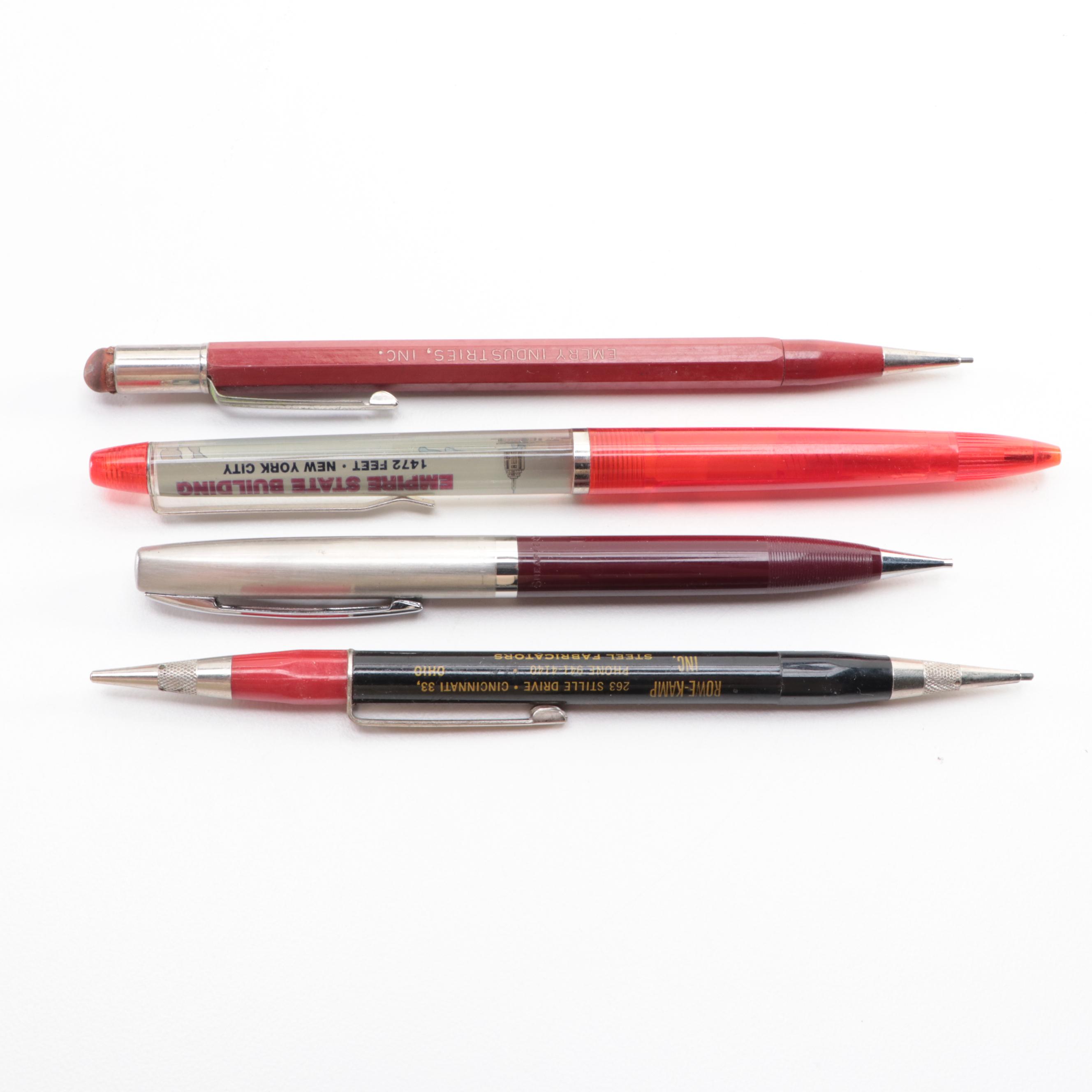 D.A.R. Sterling Silver Award Pin and Writing Instruments with Accessories