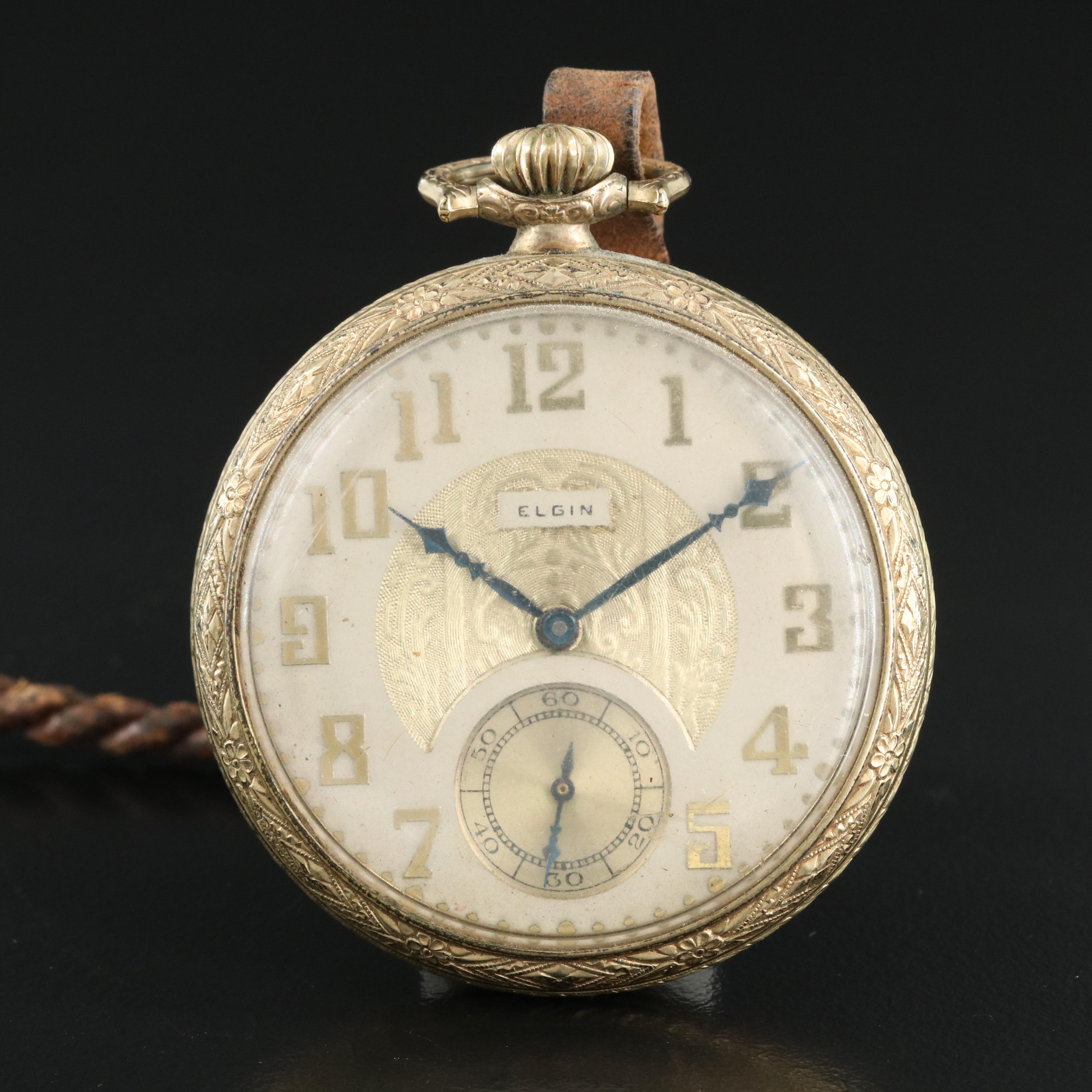 1928 Elgin Gold-Filled Pocket Watch
