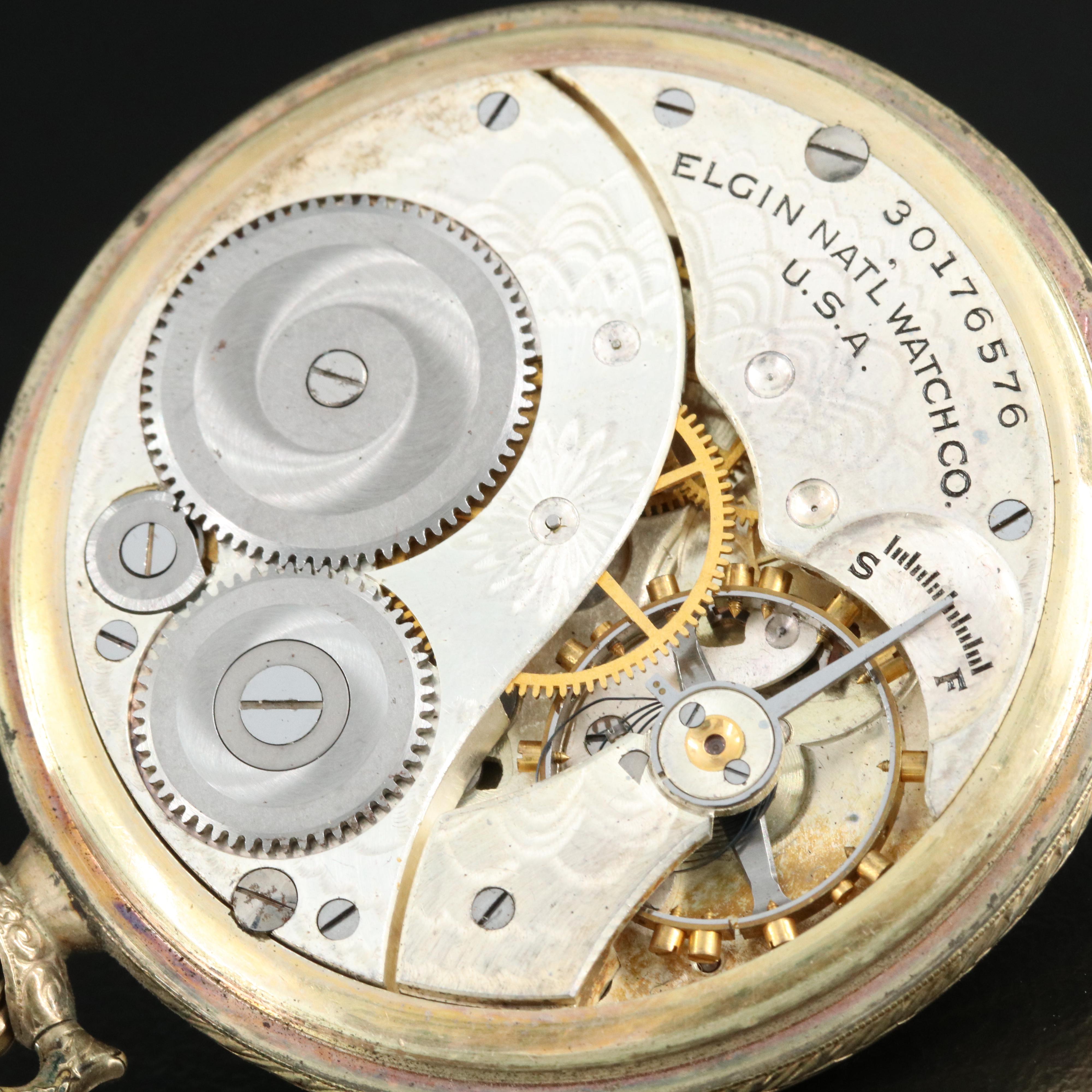 1928 Elgin Gold-Filled Pocket Watch