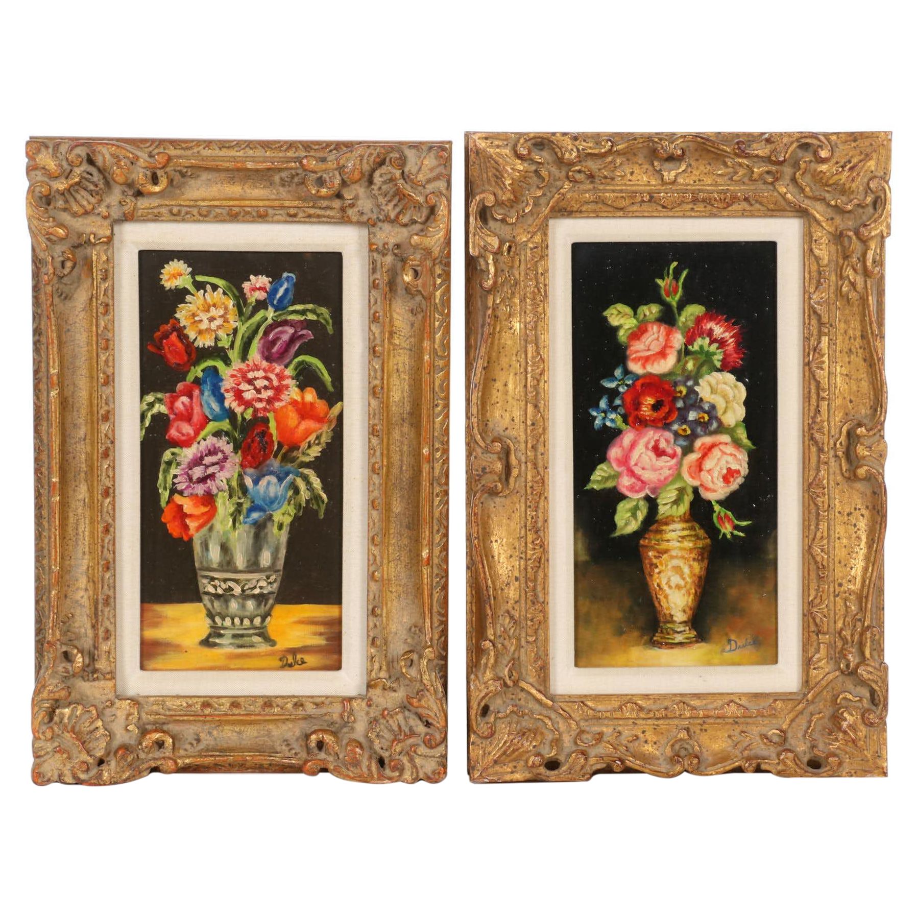 Floral Still Life Oil Paintings