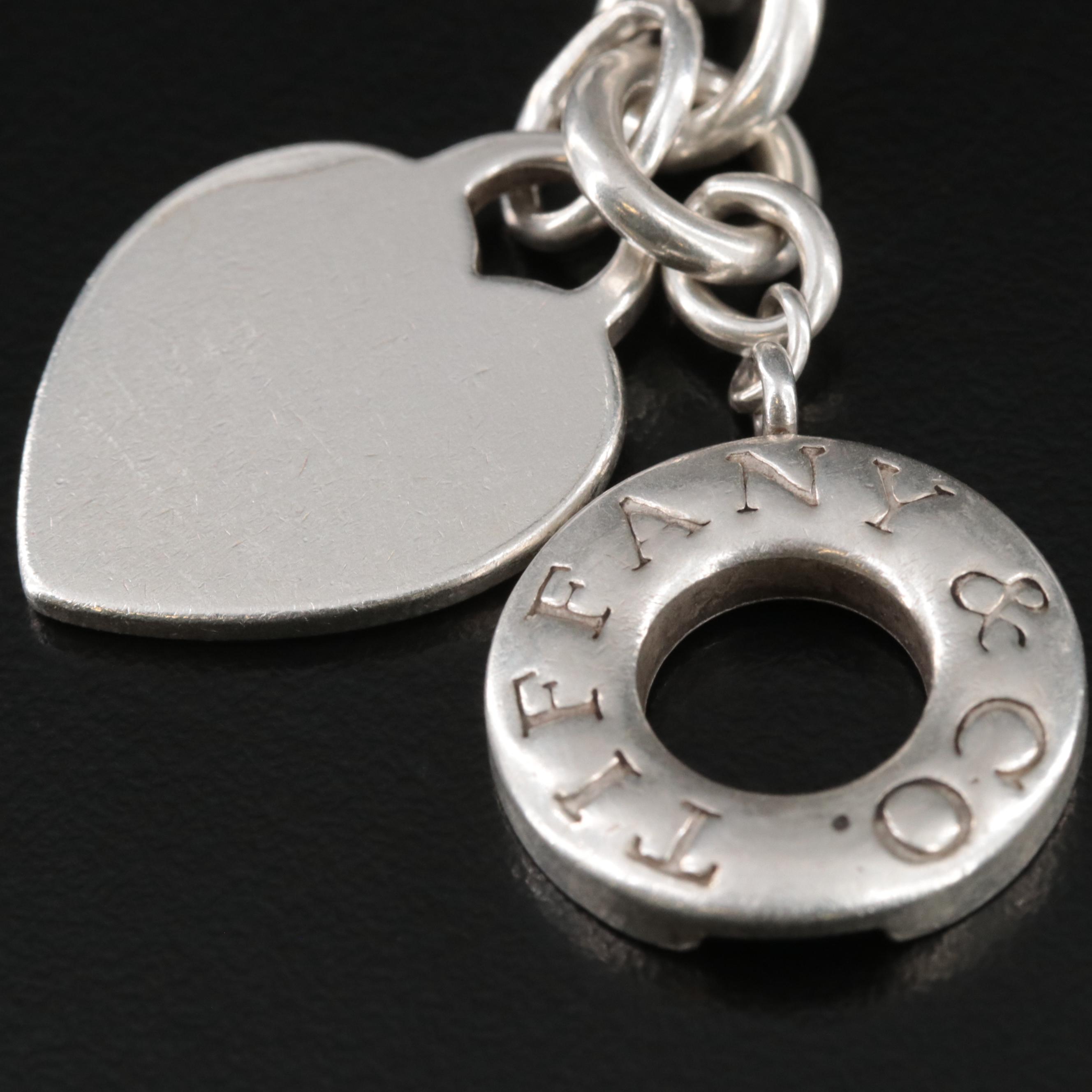 Tiffany & Co. Sterling Heart Tag Toggle Bracelet