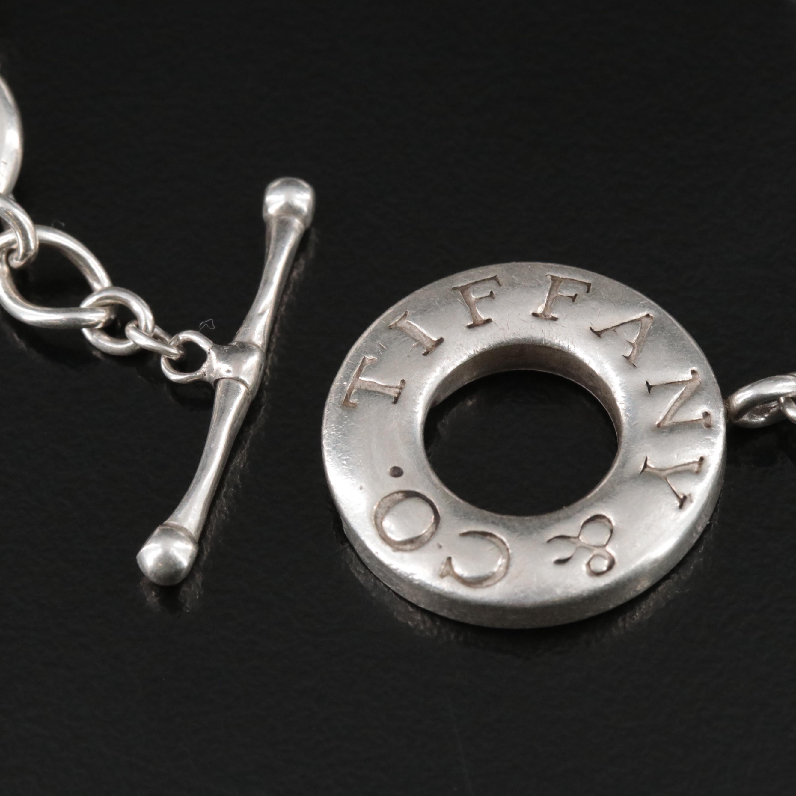 Tiffany & Co. Sterling Heart Tag Toggle Bracelet
