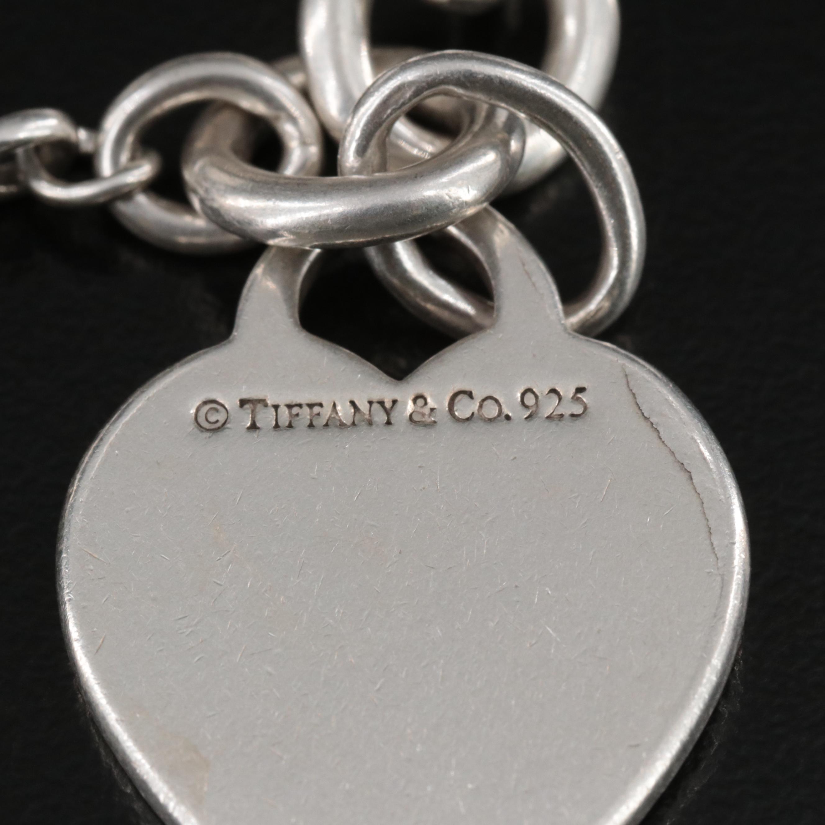 Tiffany & Co. Sterling Heart Tag Toggle Bracelet