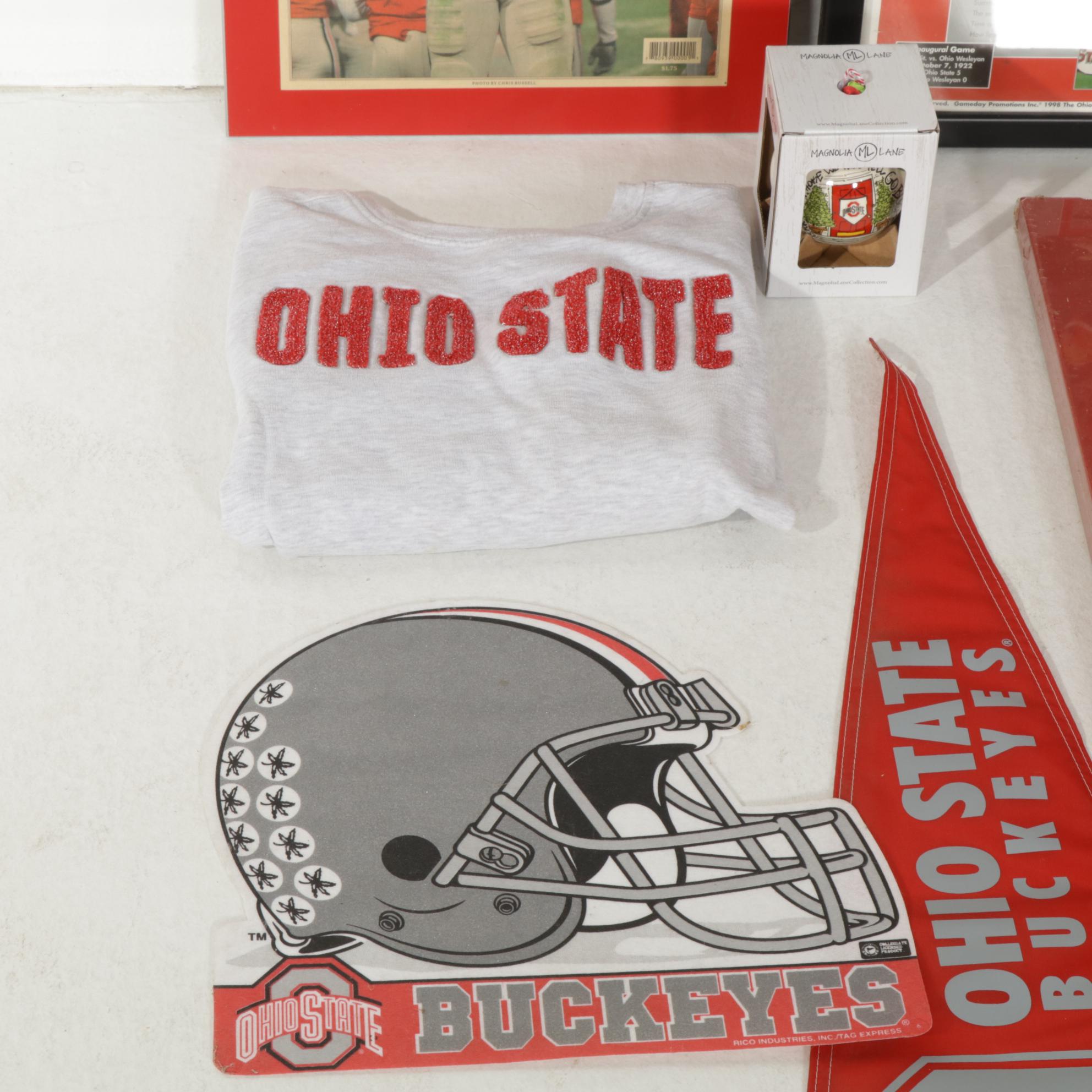The Ohio State University Buckeyes Pennants with Other Memorabilia