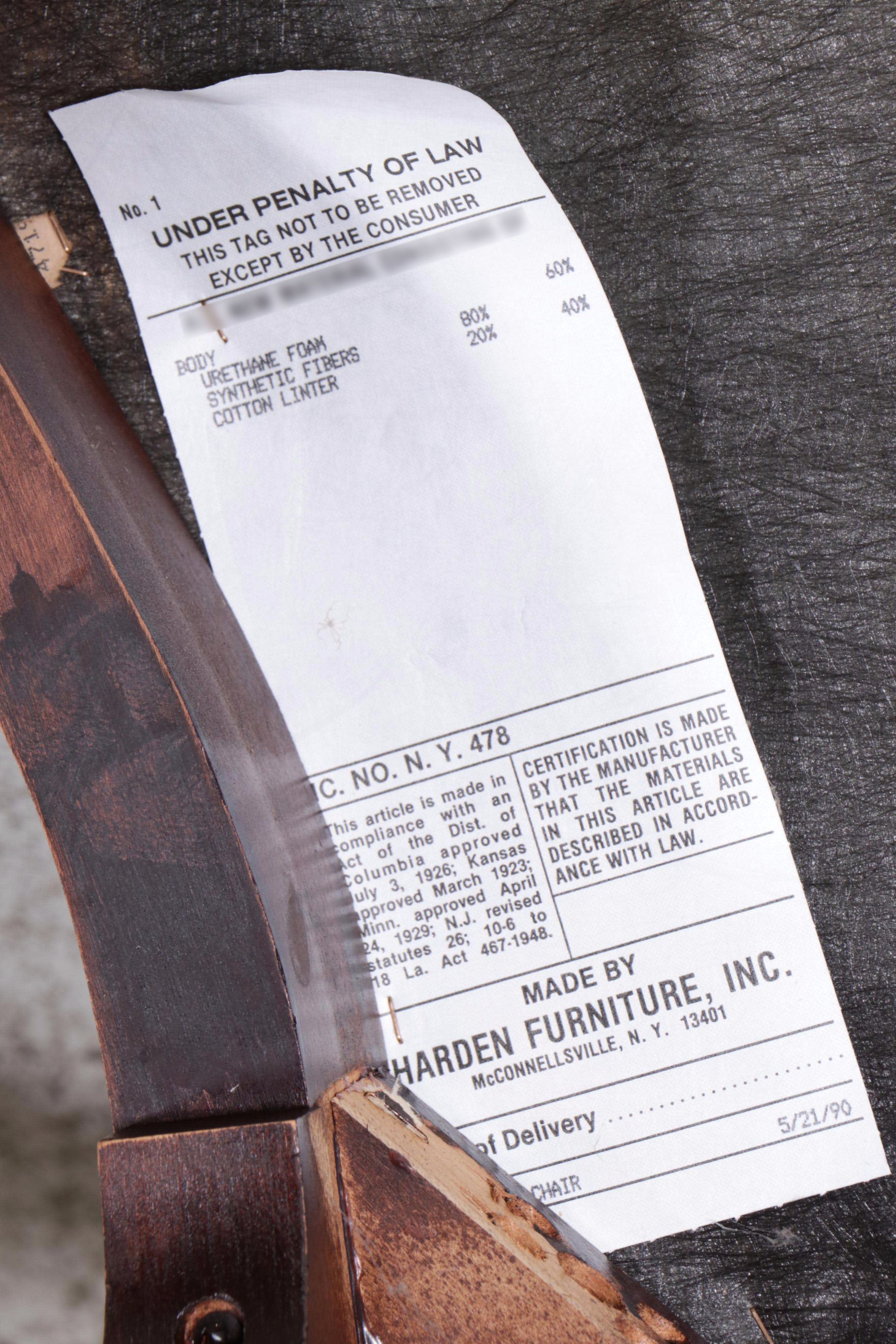 Harden Furniture Queen Anne Style Mahogany Dining Chairs