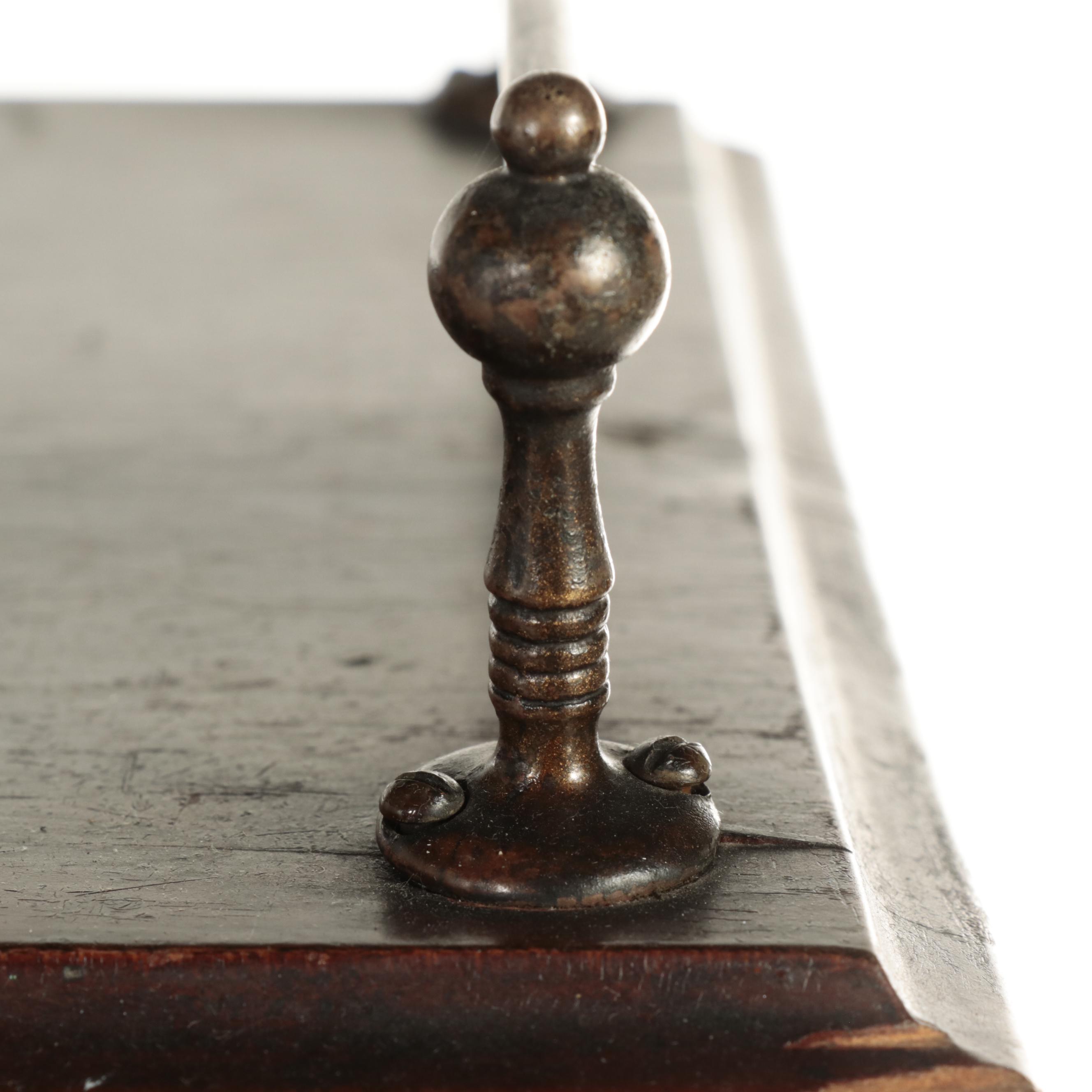 Victorian Glass Front Bookcase with Gallery Rail, Late 19th/ Early 20th Century