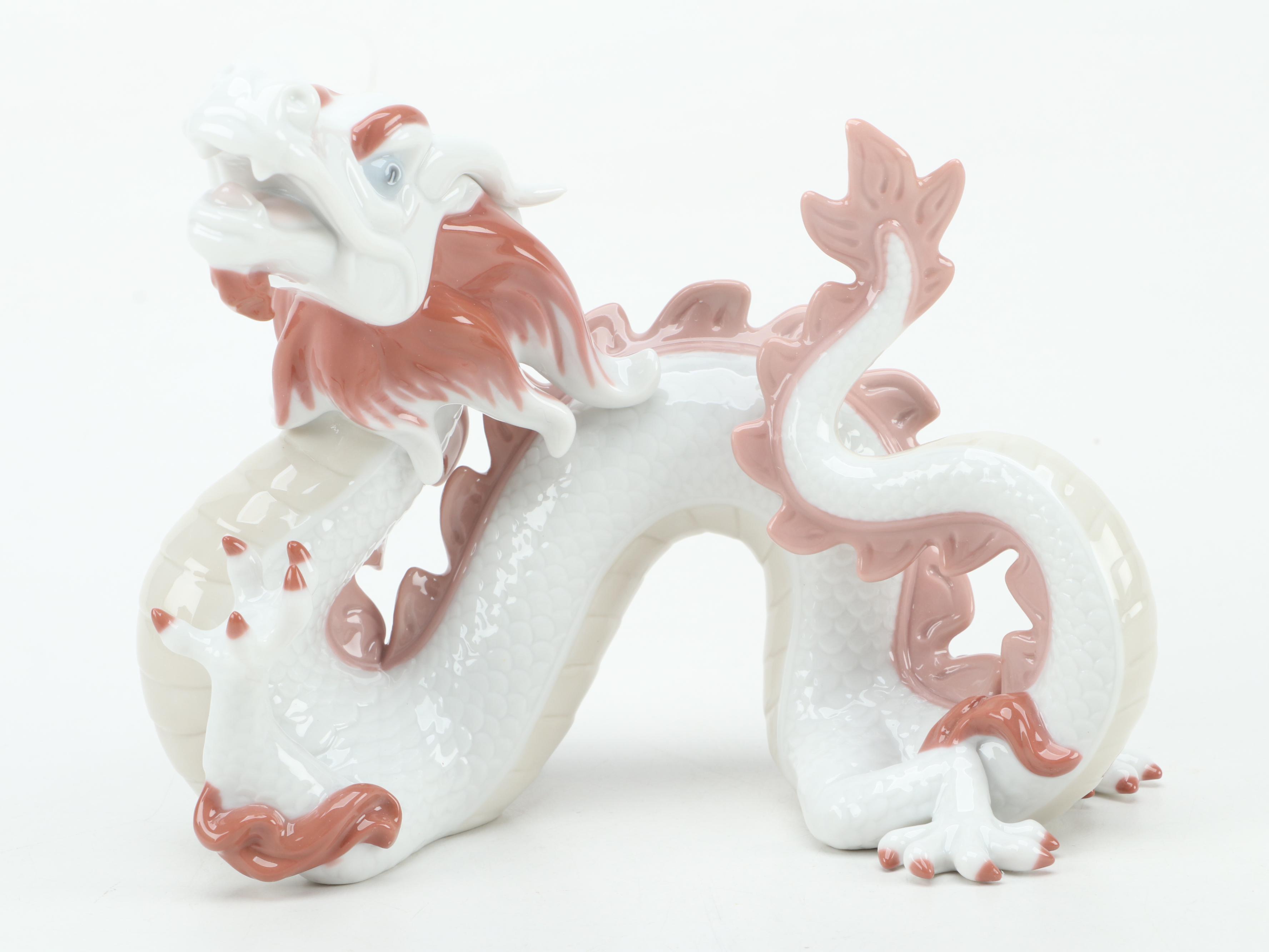 Lladró Chinese Zodiac Collection "The Dragon" Porcelain Figurine with