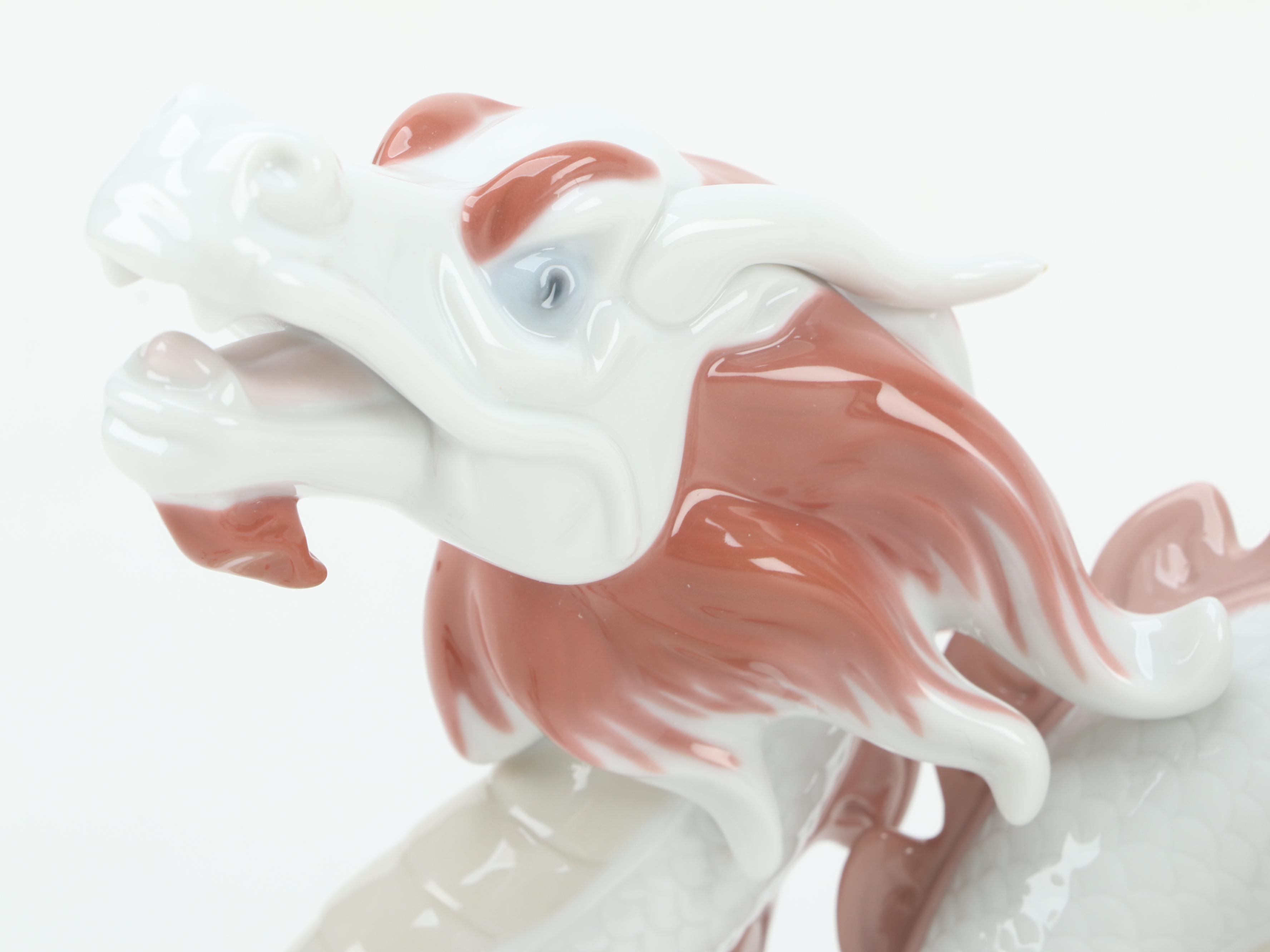 Lladró Chinese Zodiac Collection "The Dragon" Porcelain Figurine with