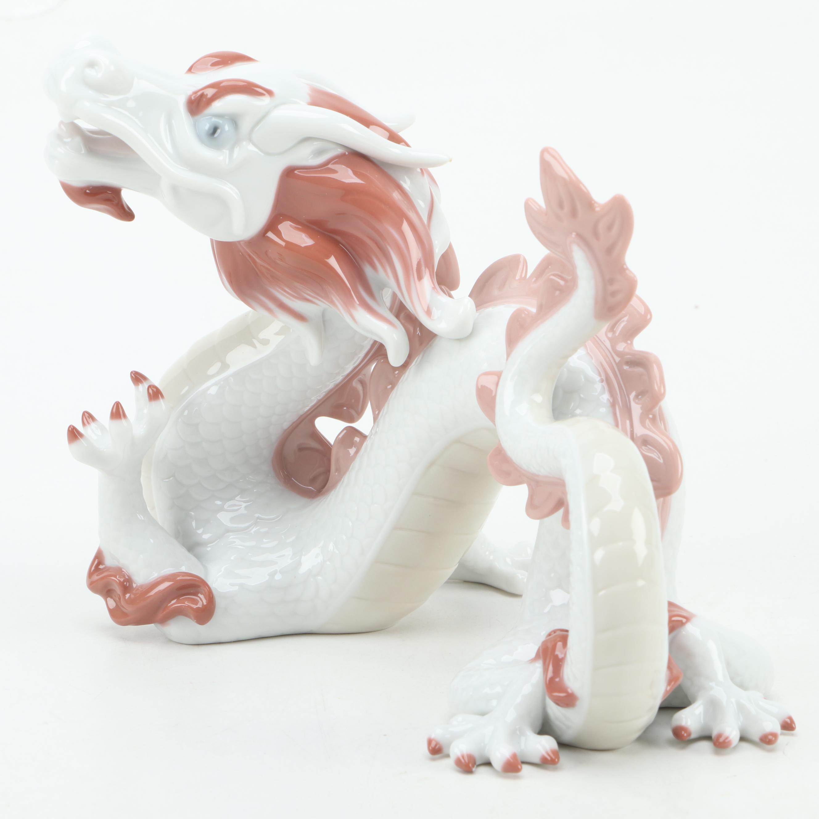 Lladró Chinese Zodiac Collection "The Dragon" Porcelain Figurine with