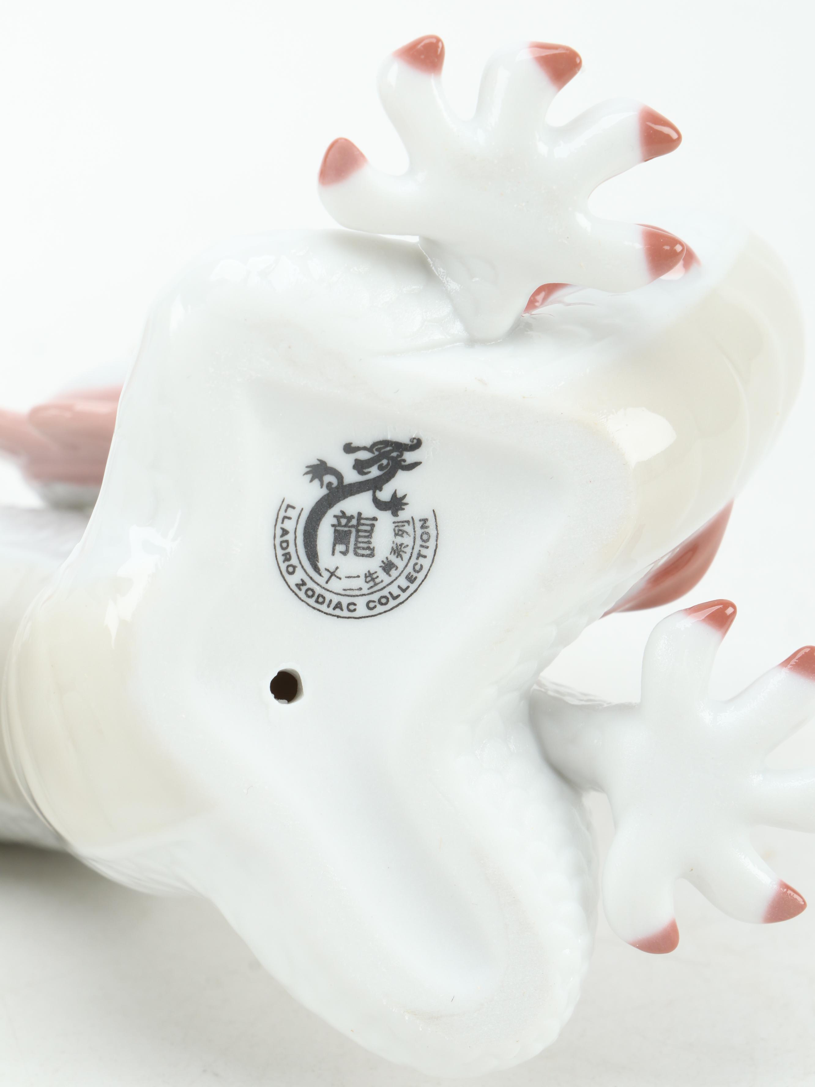 Lladró Chinese Zodiac Collection "The Dragon" Porcelain Figurine with