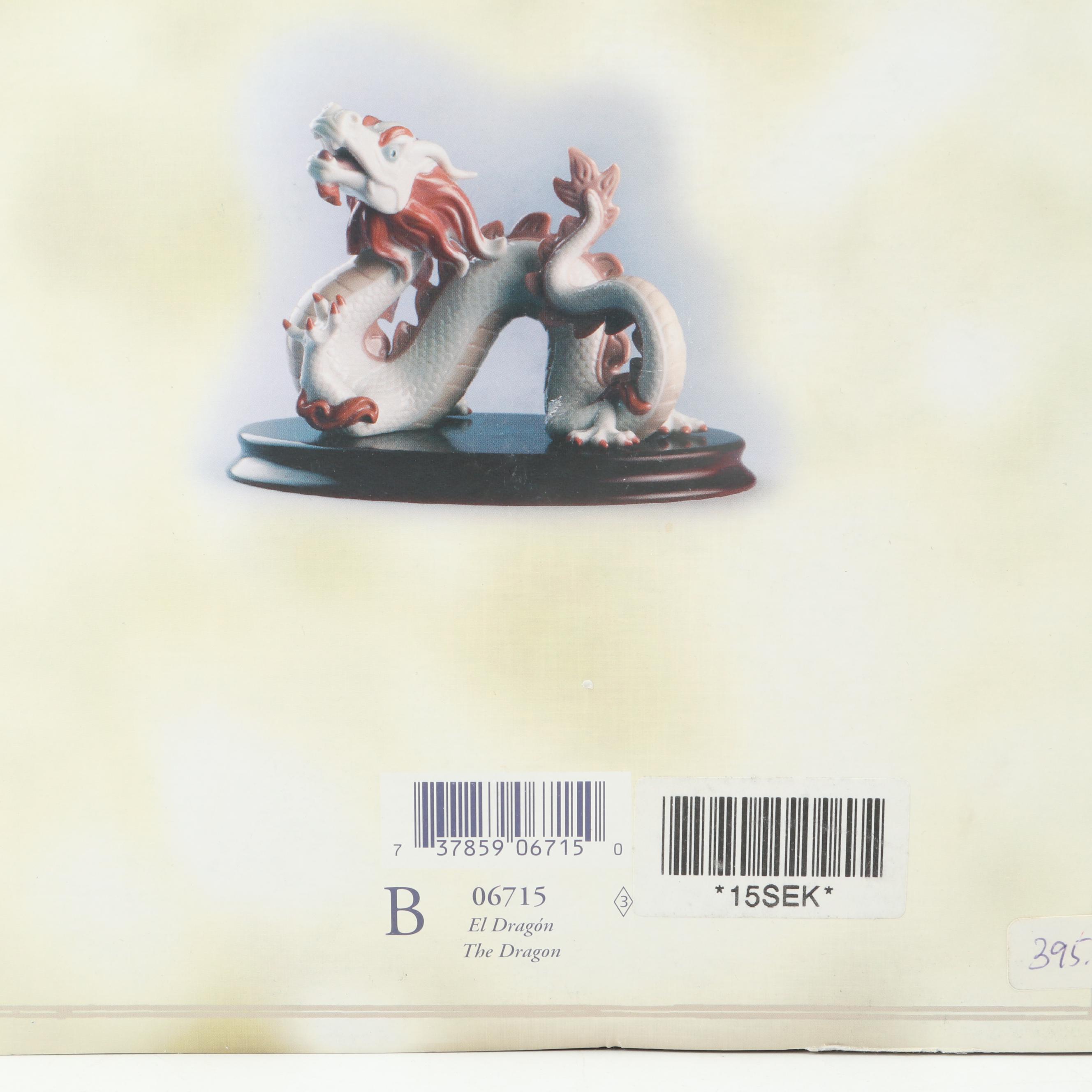 Lladró Chinese Zodiac Collection "The Dragon" Porcelain Figurine with