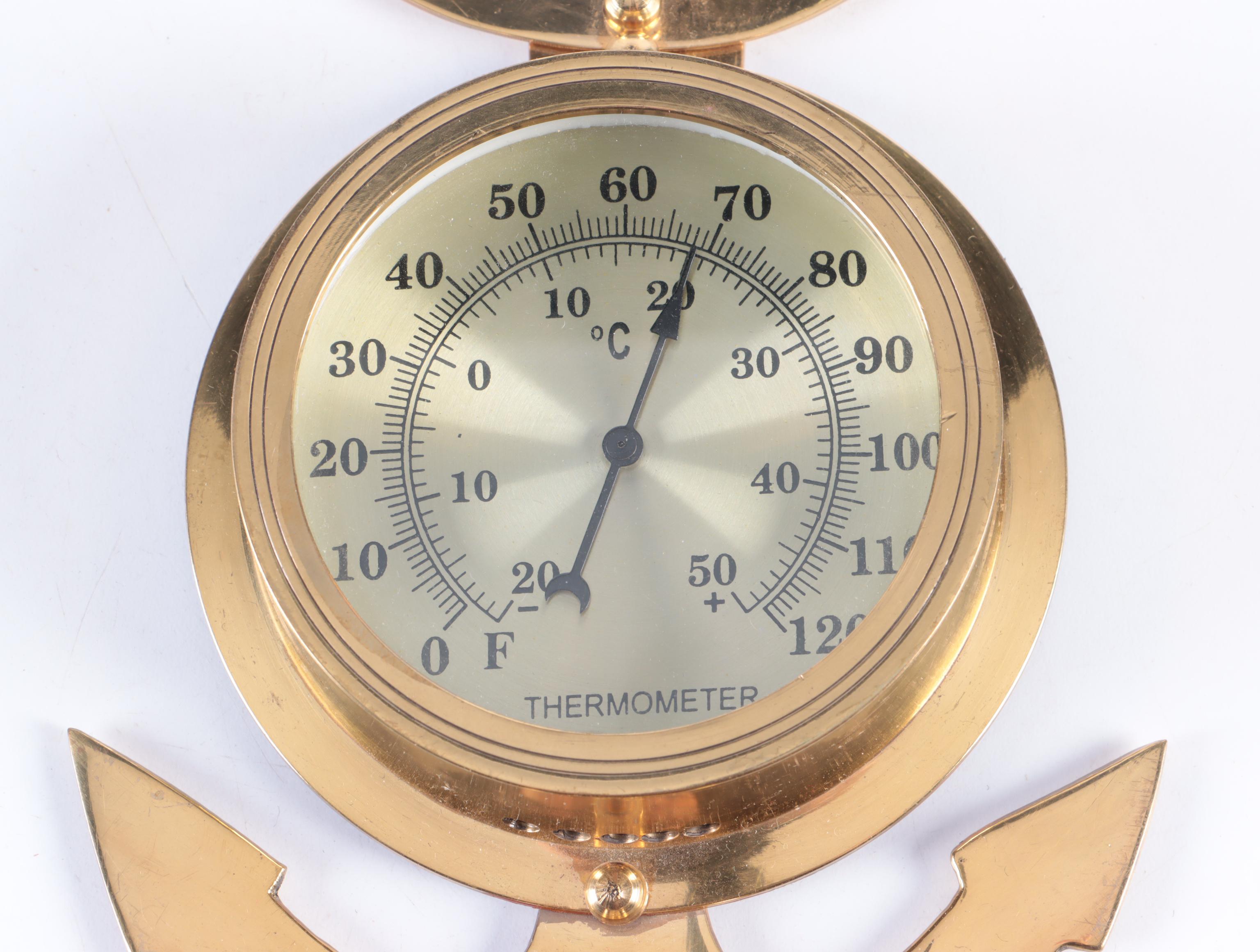 Brass Anchors Wall Mount Weather Station