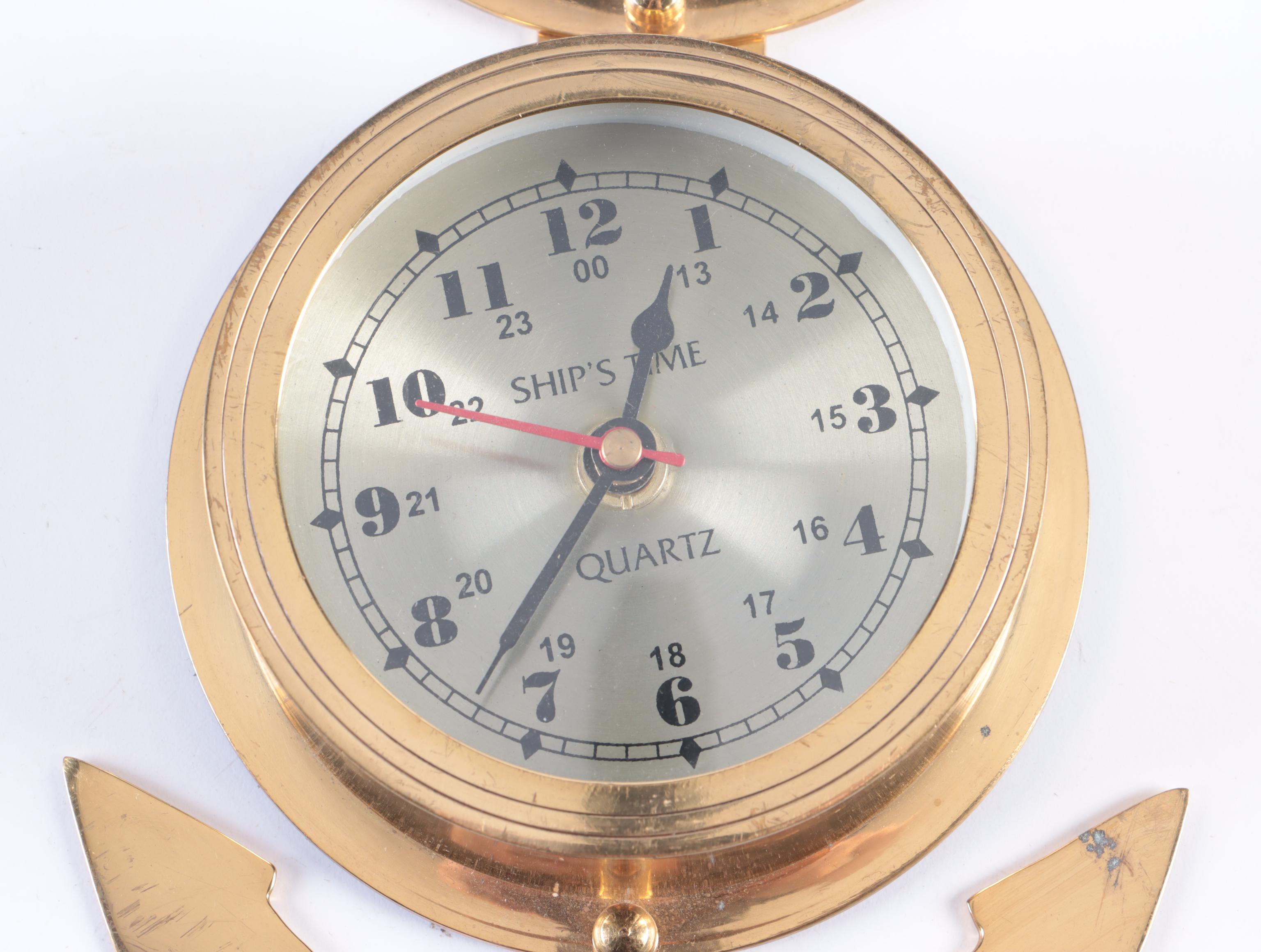 Brass Anchors Wall Mount Weather Station