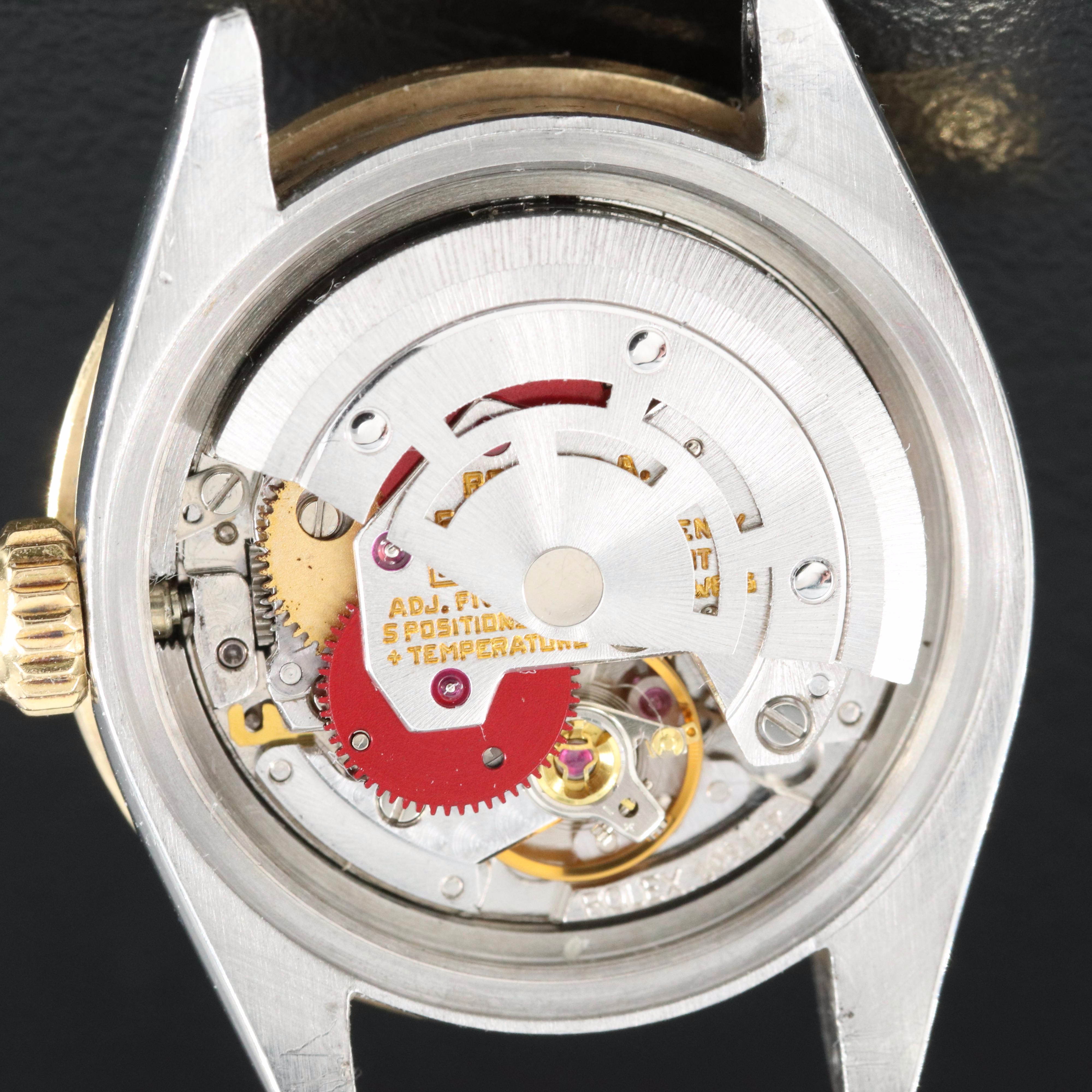 1982 Rolex Custom Diamond Bezel Oyster Perpetual Datejust Watch