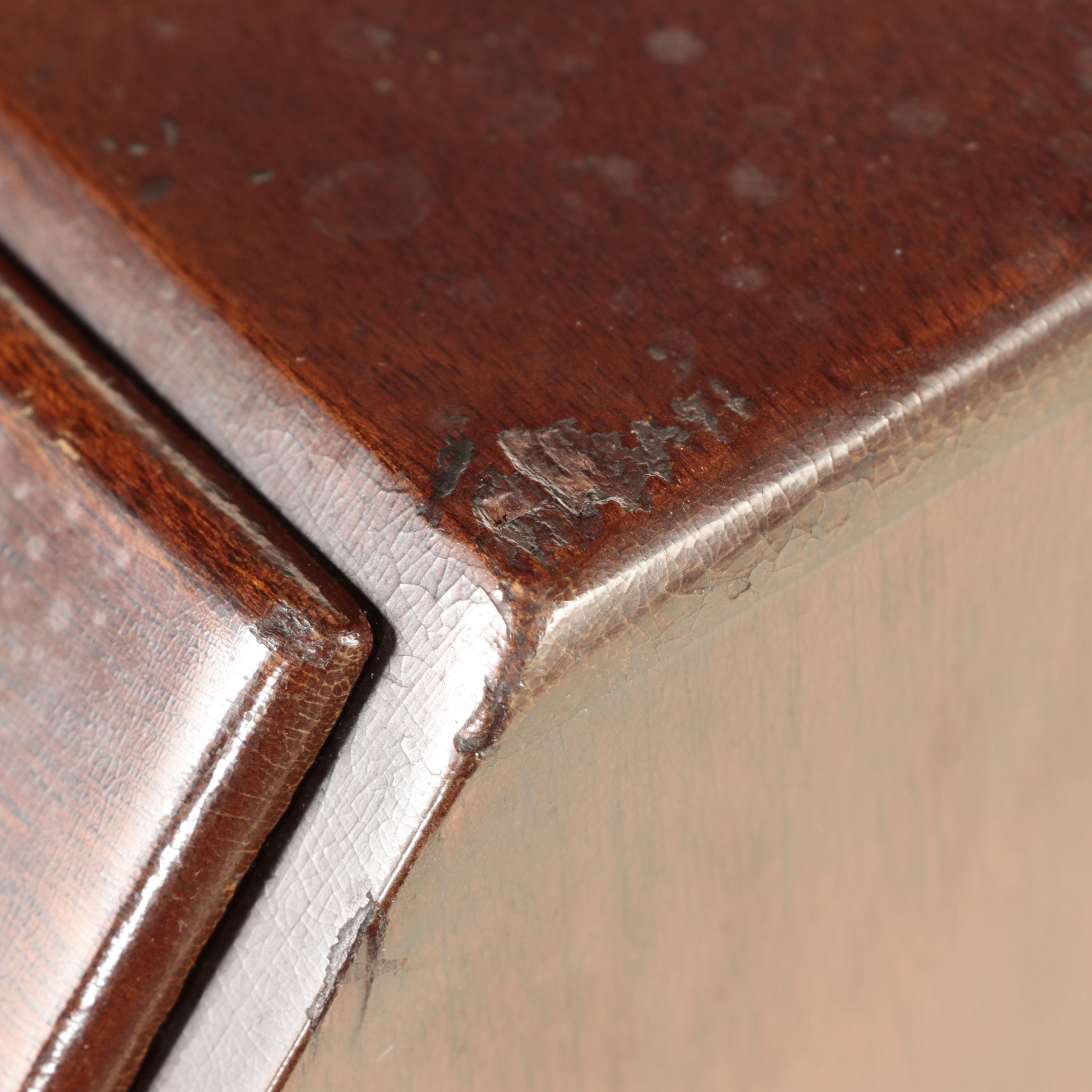 Monitor Furniture Co. Chippendale Style Mahogany BlockFront Desk, 20th