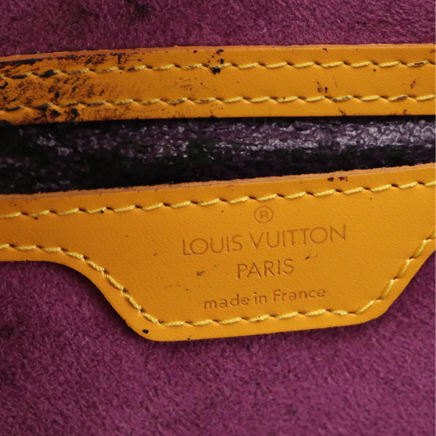 Louis Vuitton Mabillon Backpack in Tassil Yellow Epi Leather