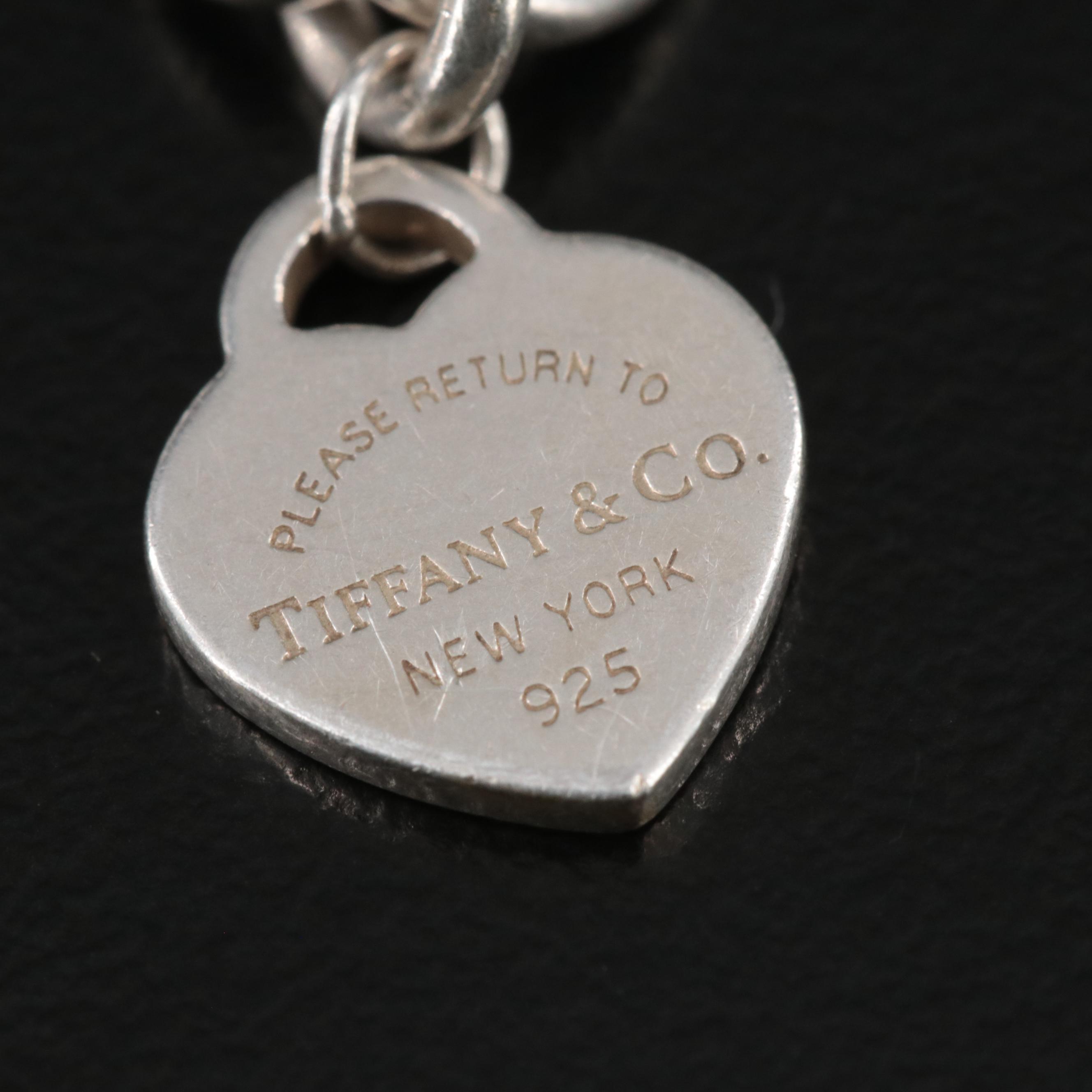 Tiffany & Co. "Return to Tiffany" Sterling Multi-Heart Tag Bracelet
