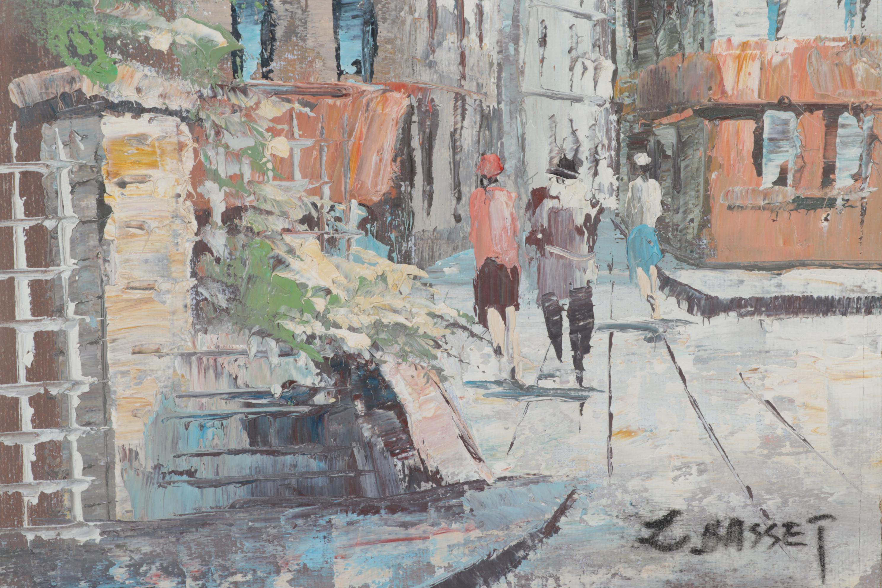 Impasto Oil Paintings of European Cityscapes and Seaside