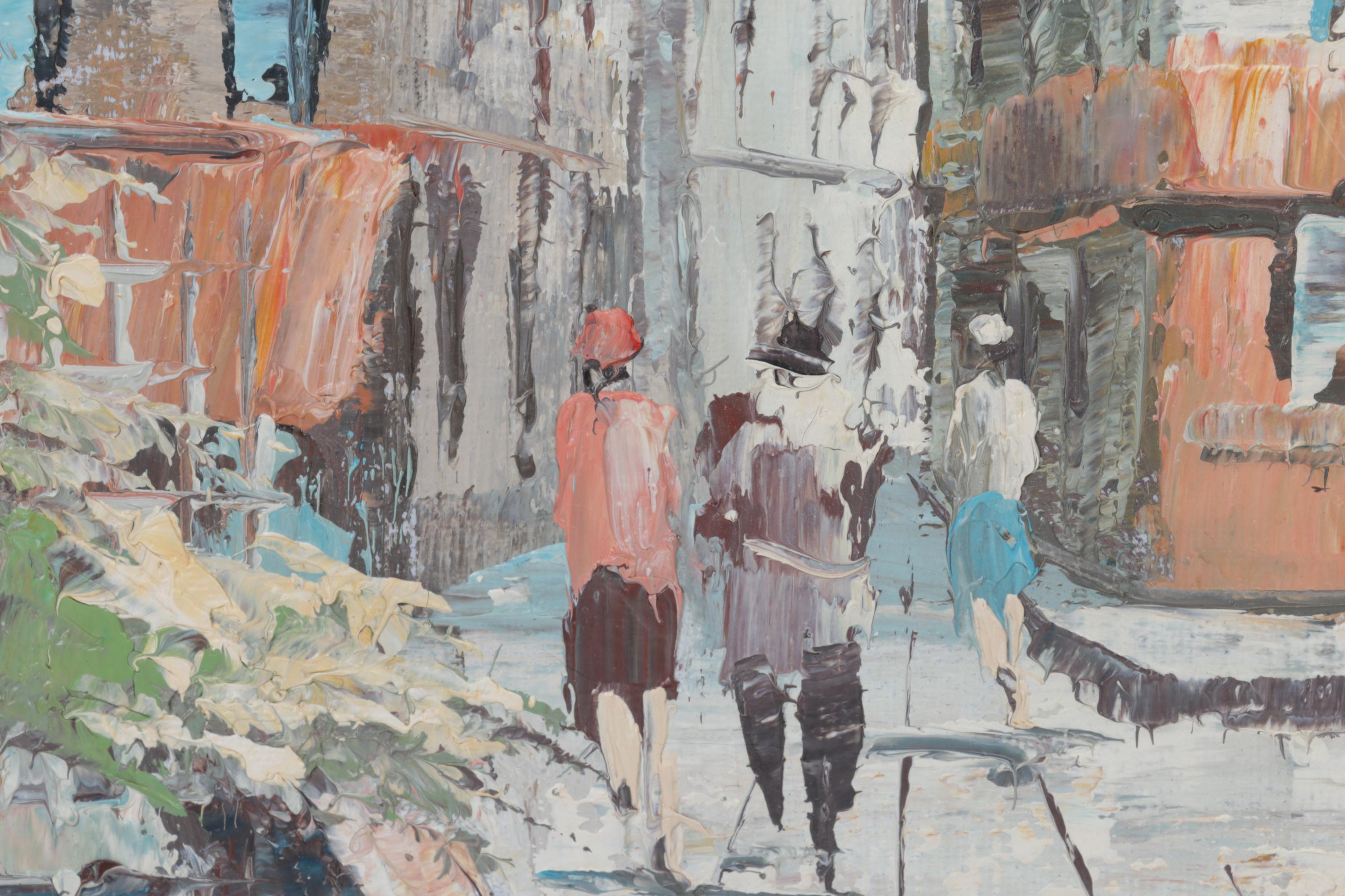 Impasto Oil Paintings of European Cityscapes and Seaside