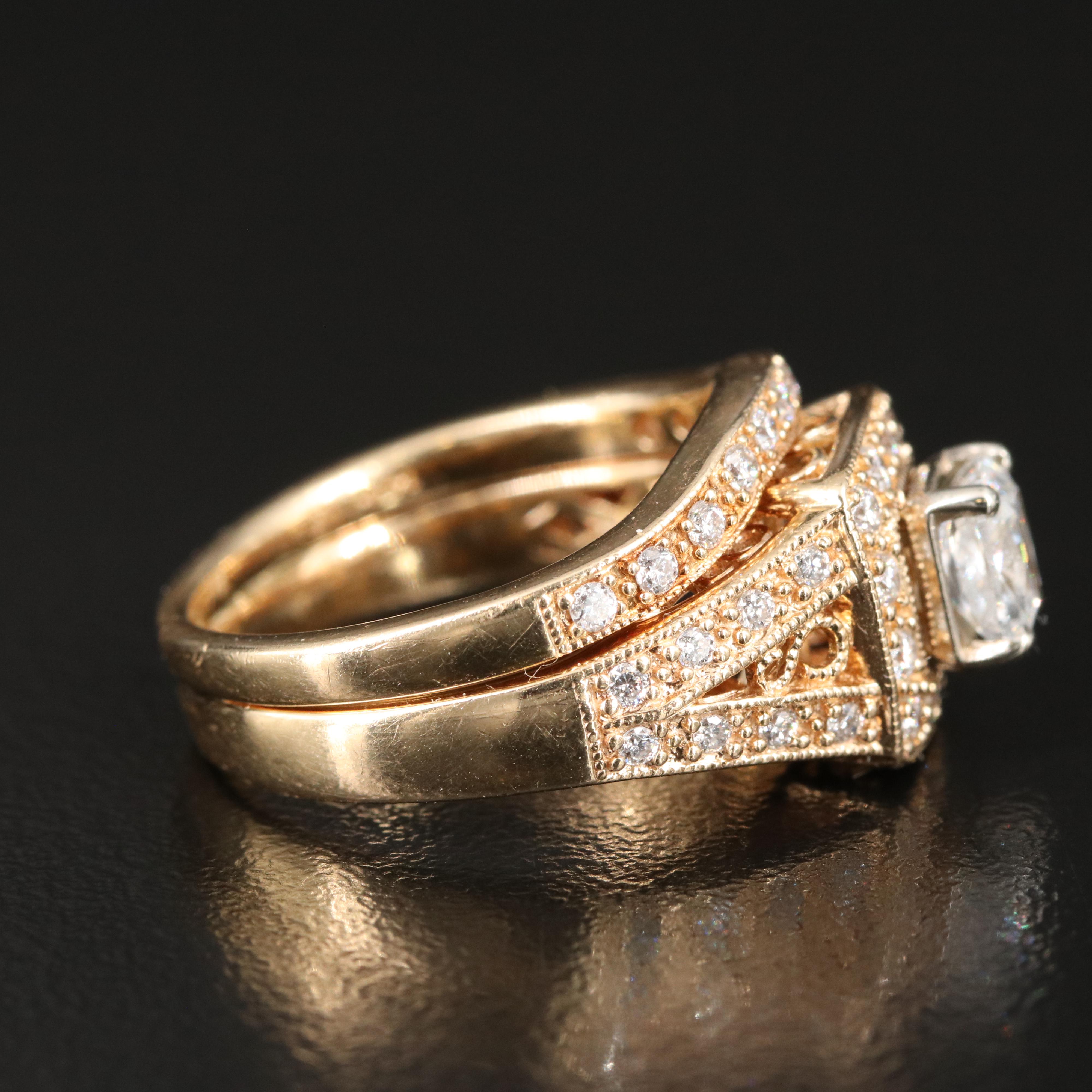 14K 1.24 CTW Diamond Ring