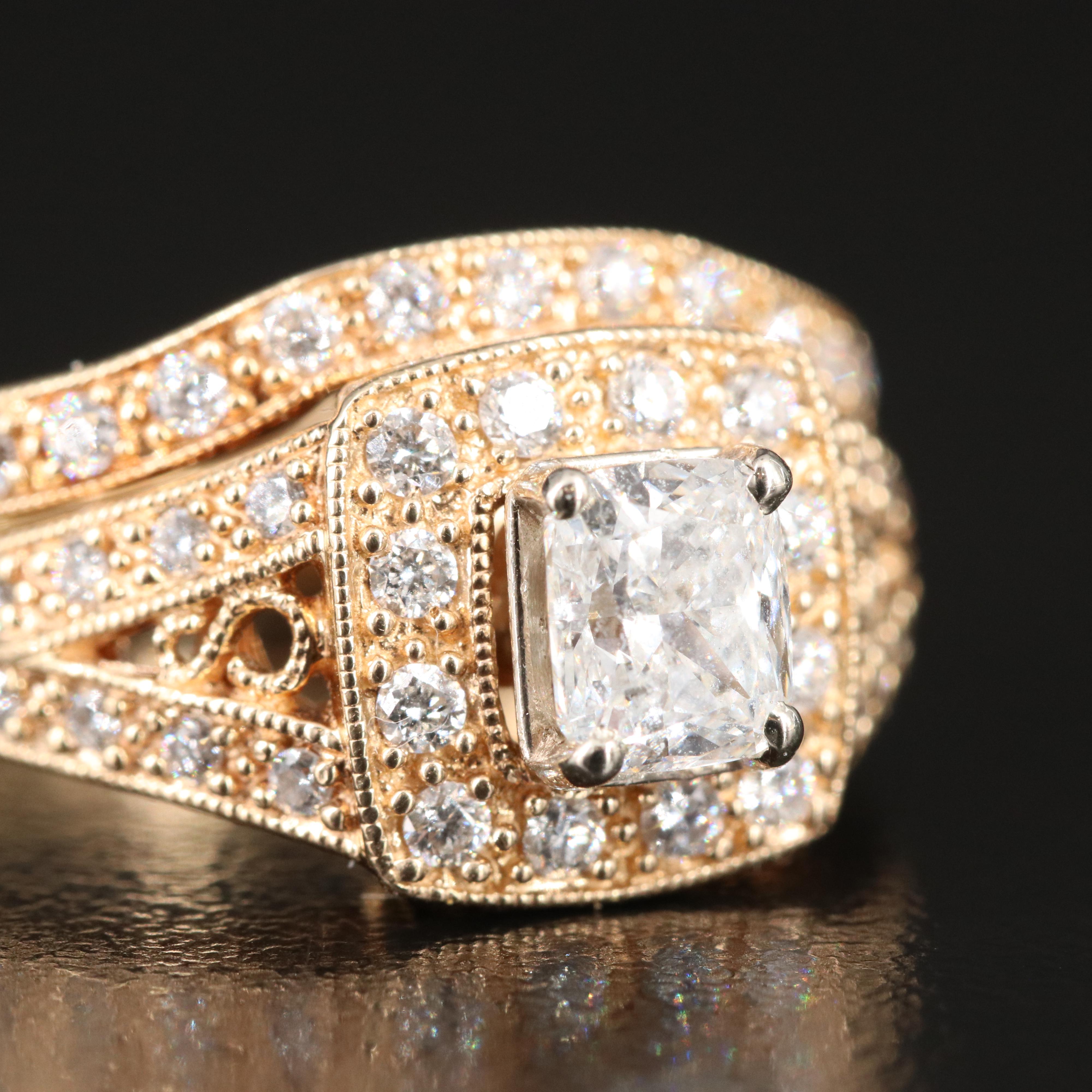 14K 1.24 CTW Diamond Ring