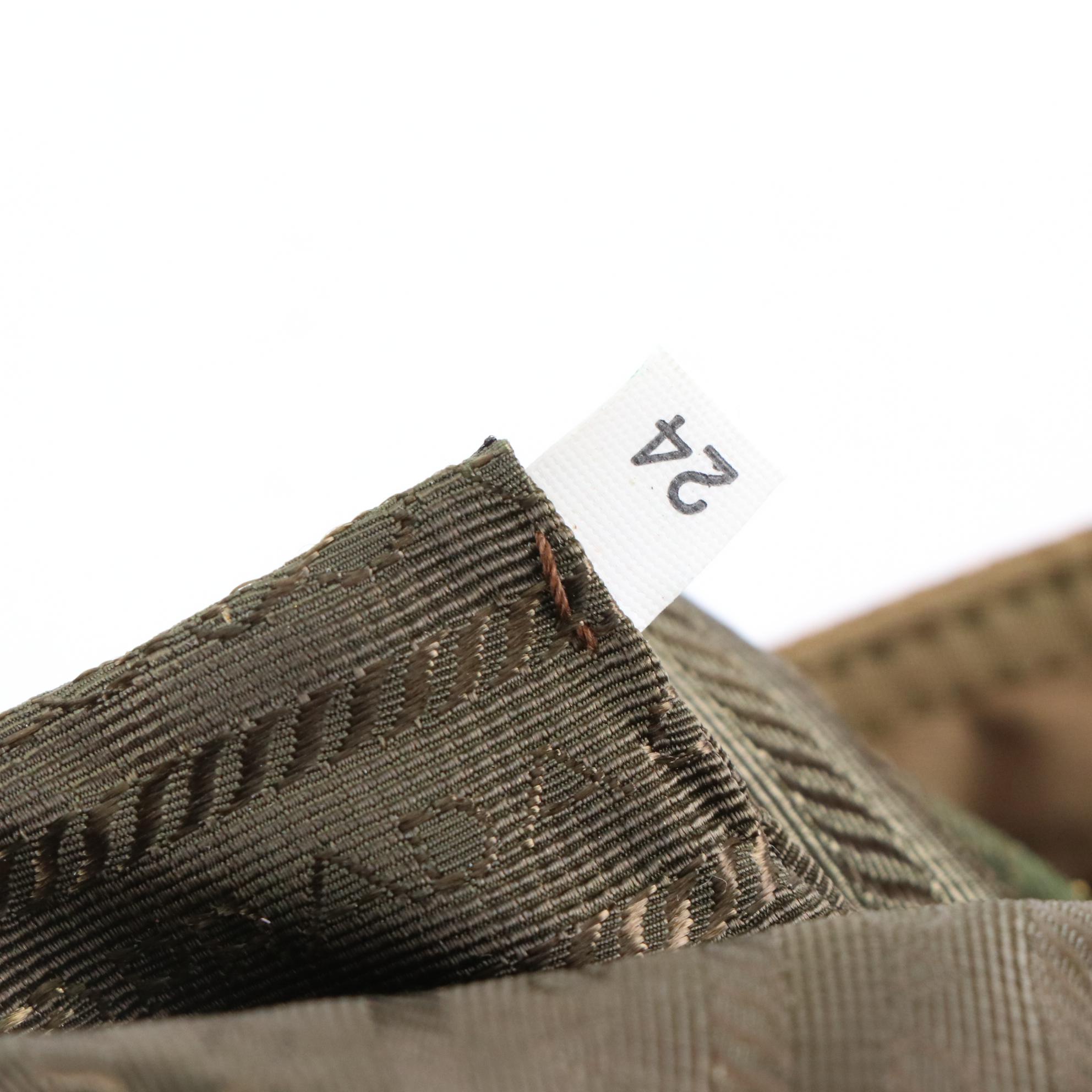 Prada Canapa Logo Nylon Crossbody Bag with Metallic Saffiano Leather Trim