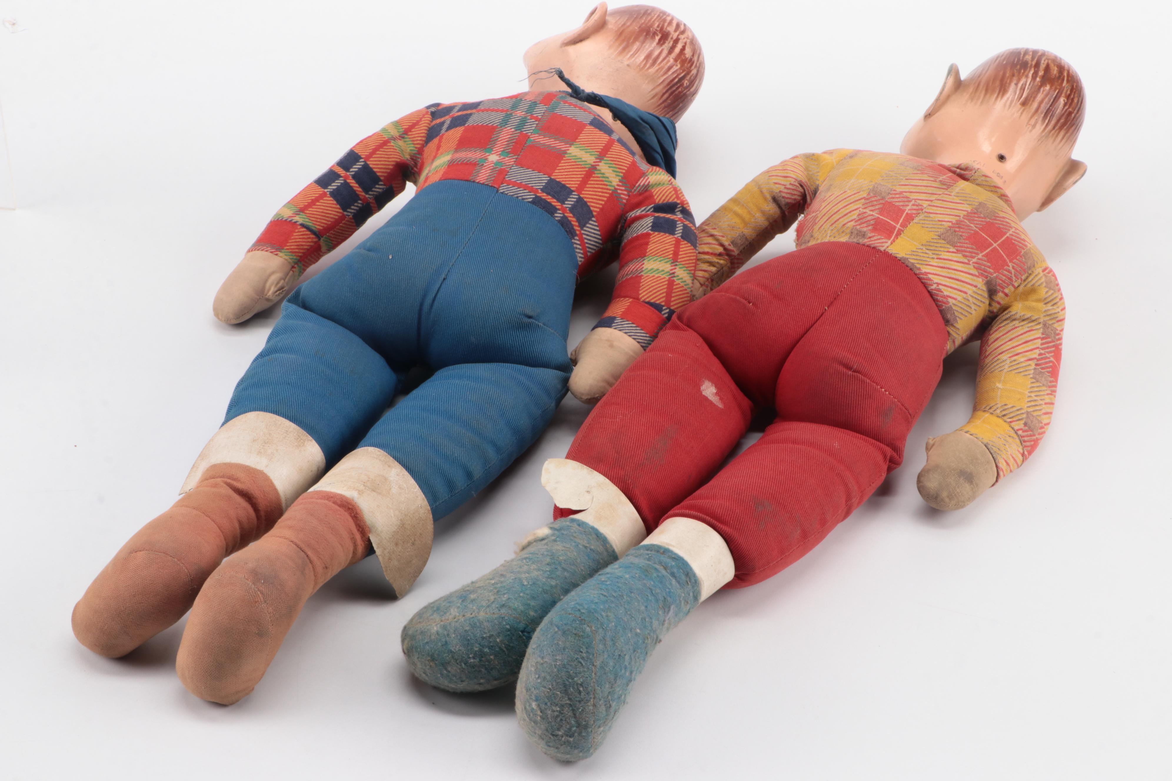 Ideal "Howdy Doody" Ventriloquist Dummies, Mid-20th Century