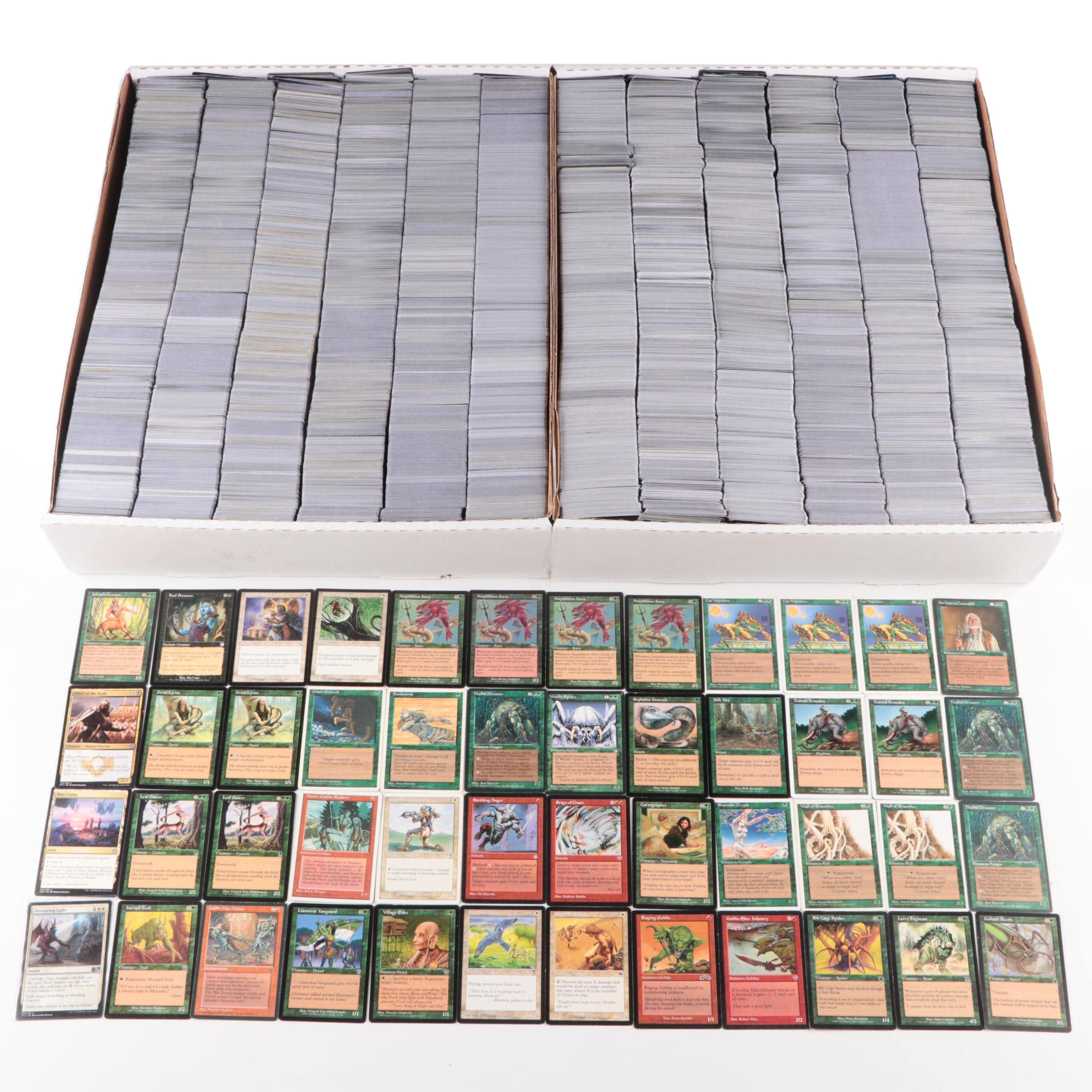 Magic: The Gathering Trading Cards with Storage Boxes, 1990s–2020s