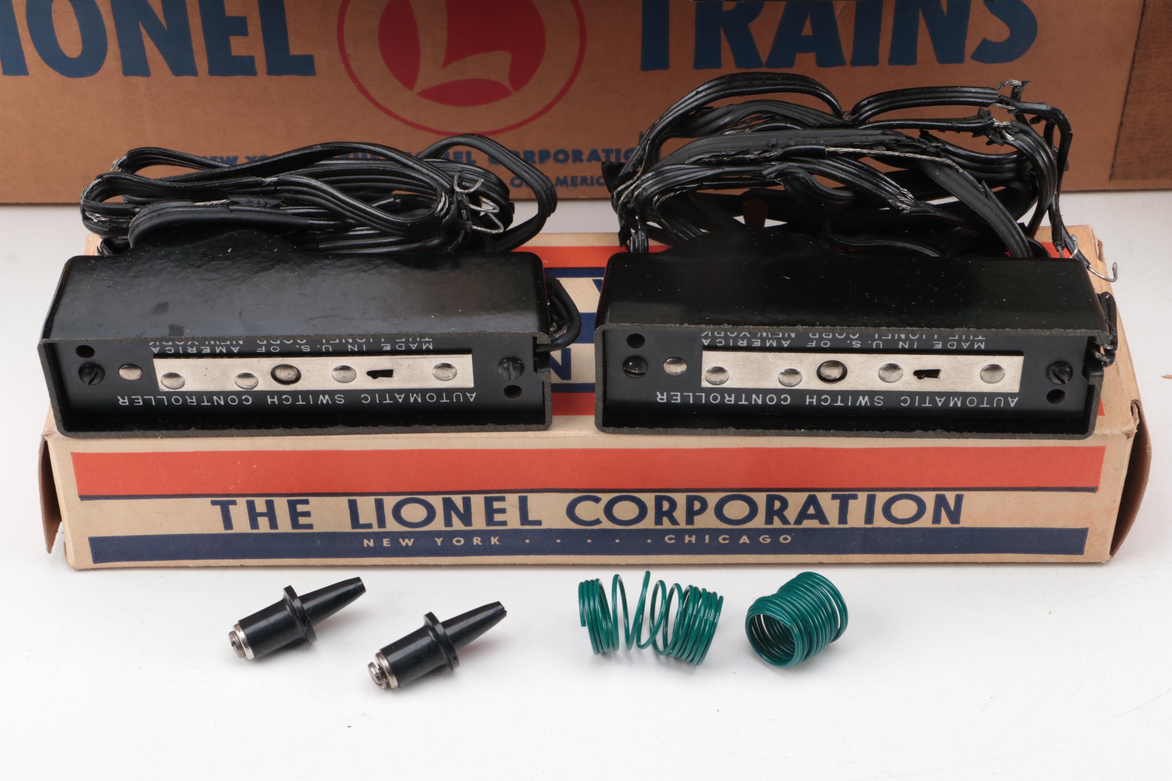 Marx Model Train Set with Lionel Trains with Switches and More