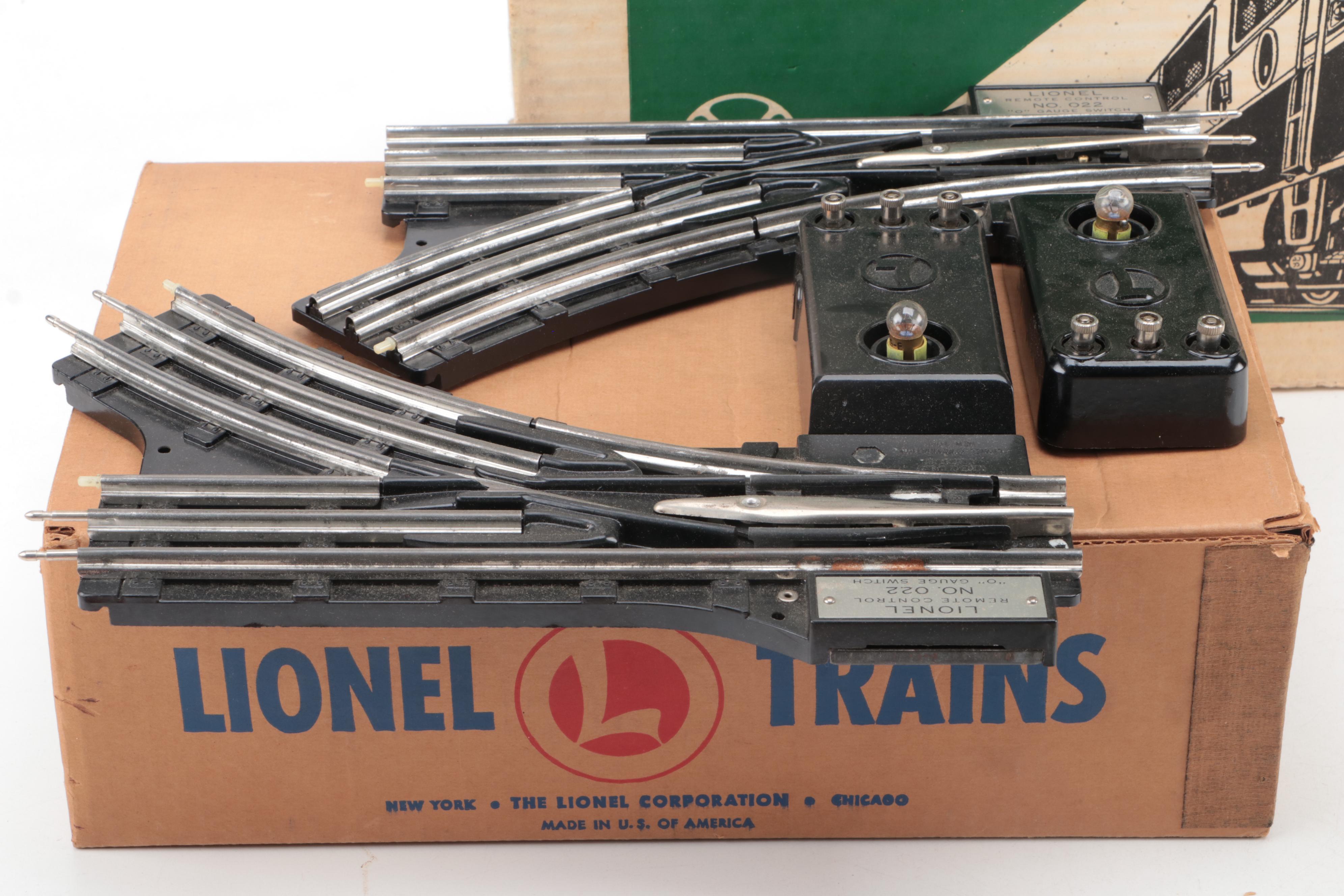 Marx Model Train Set with Lionel Trains with Switches and More