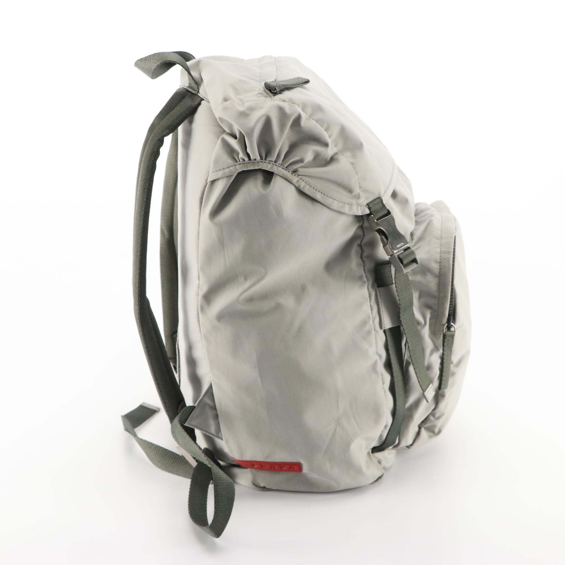 Prada Sport Backpack in Gray Polyester