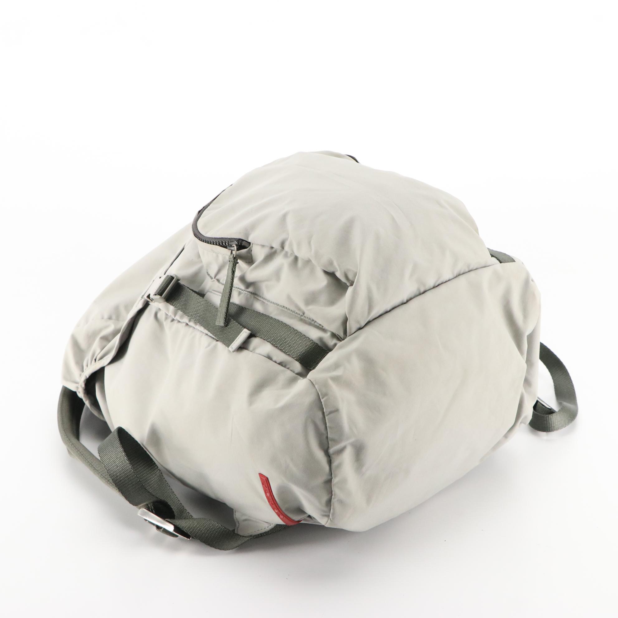 Prada Sport Backpack in Gray Polyester