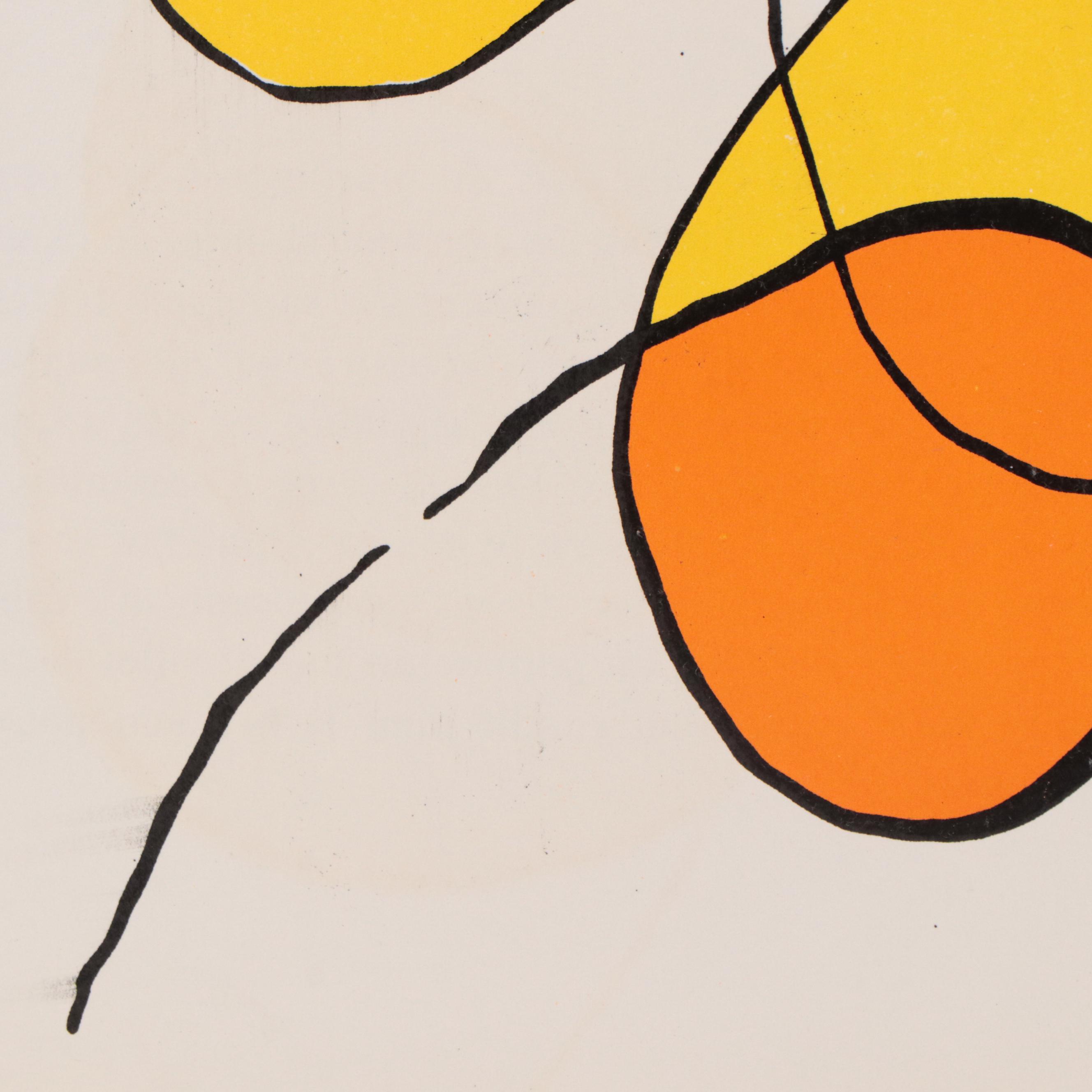 Alexander Calder Double-Page Color Lithograph for "Derrière le Miroir," 1968