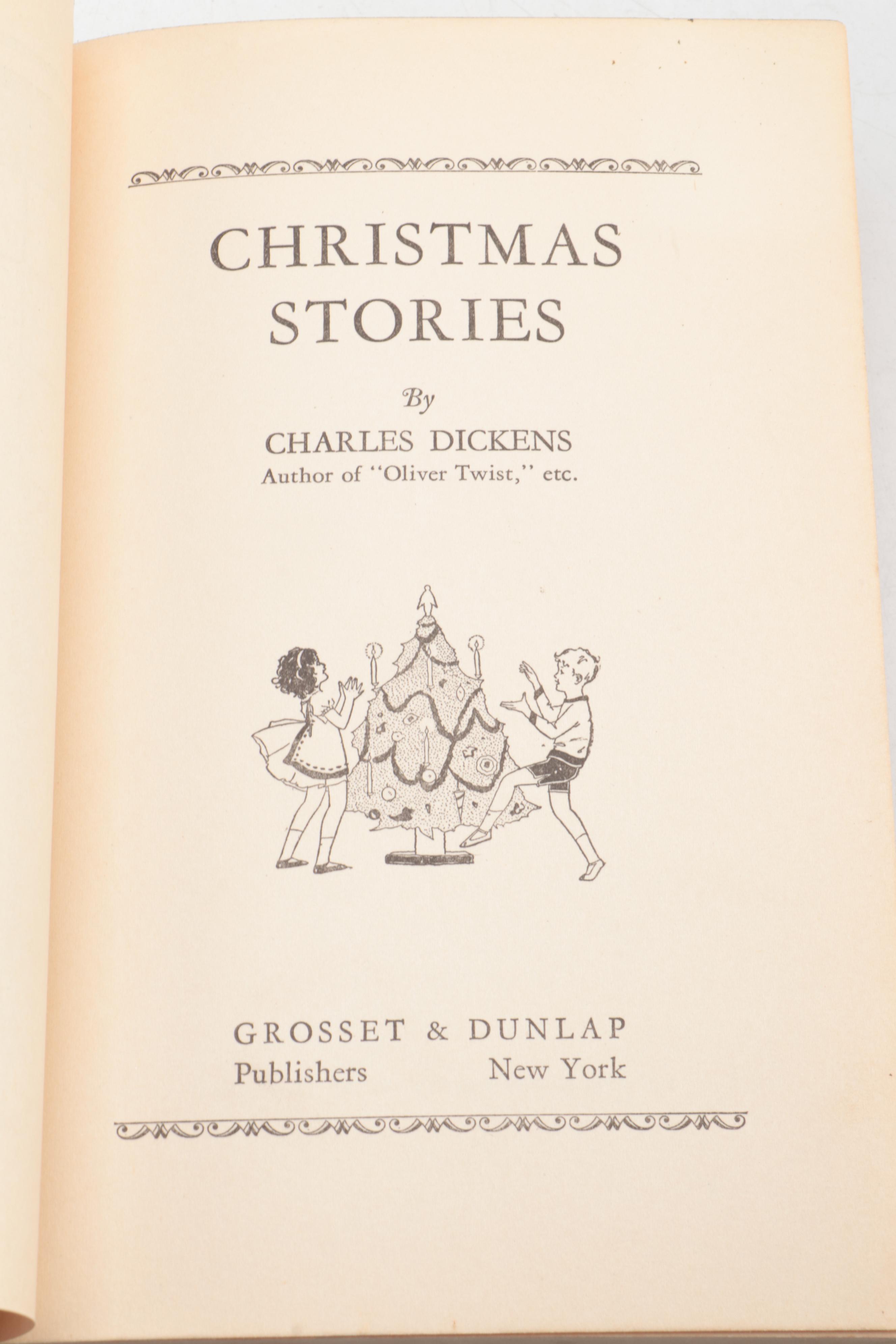 "Christmas Stories" by Charles Dickens with "Rootabaga Stories" and More