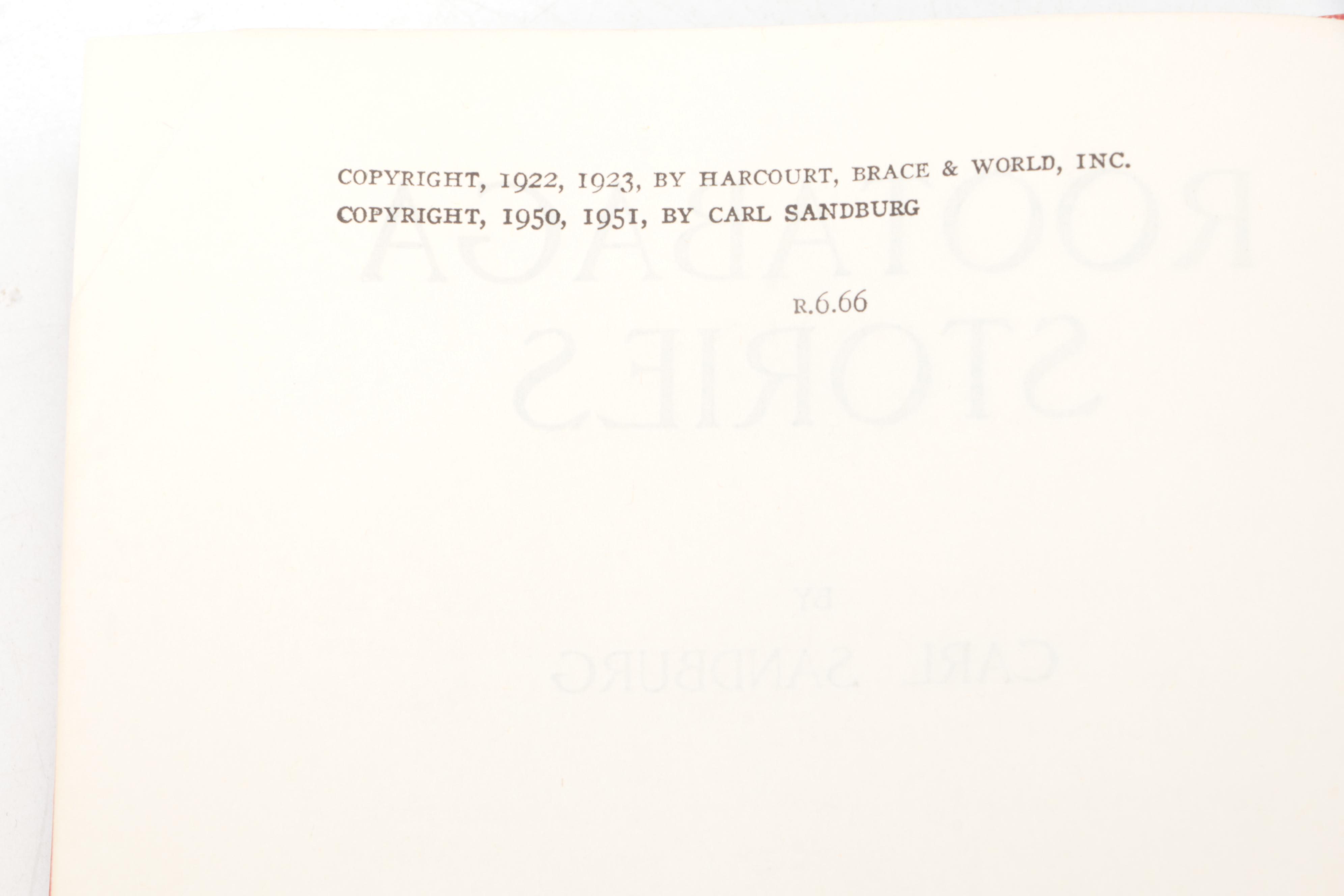 "Christmas Stories" by Charles Dickens with "Rootabaga Stories" and More