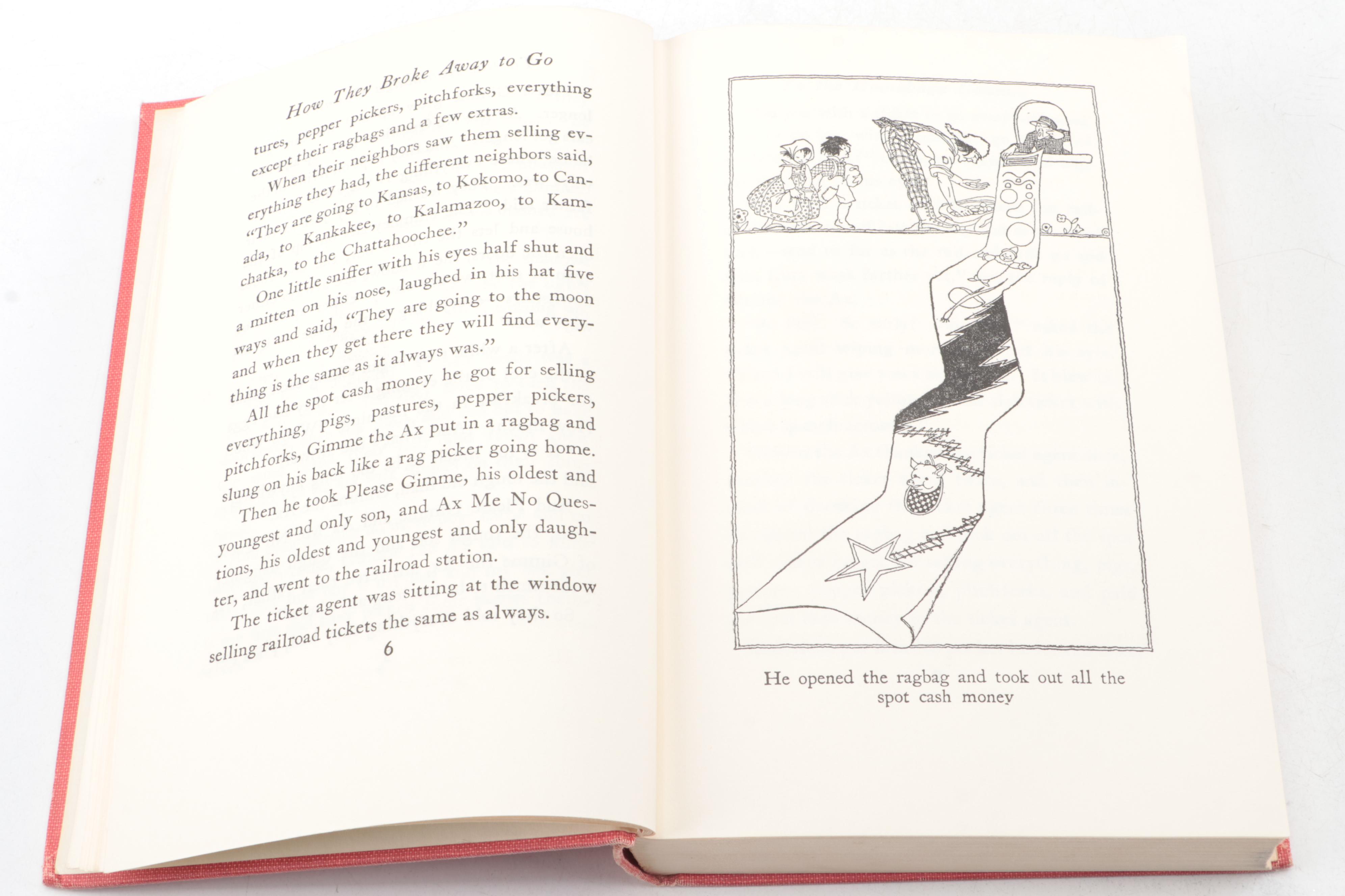 "Christmas Stories" by Charles Dickens with "Rootabaga Stories" and More