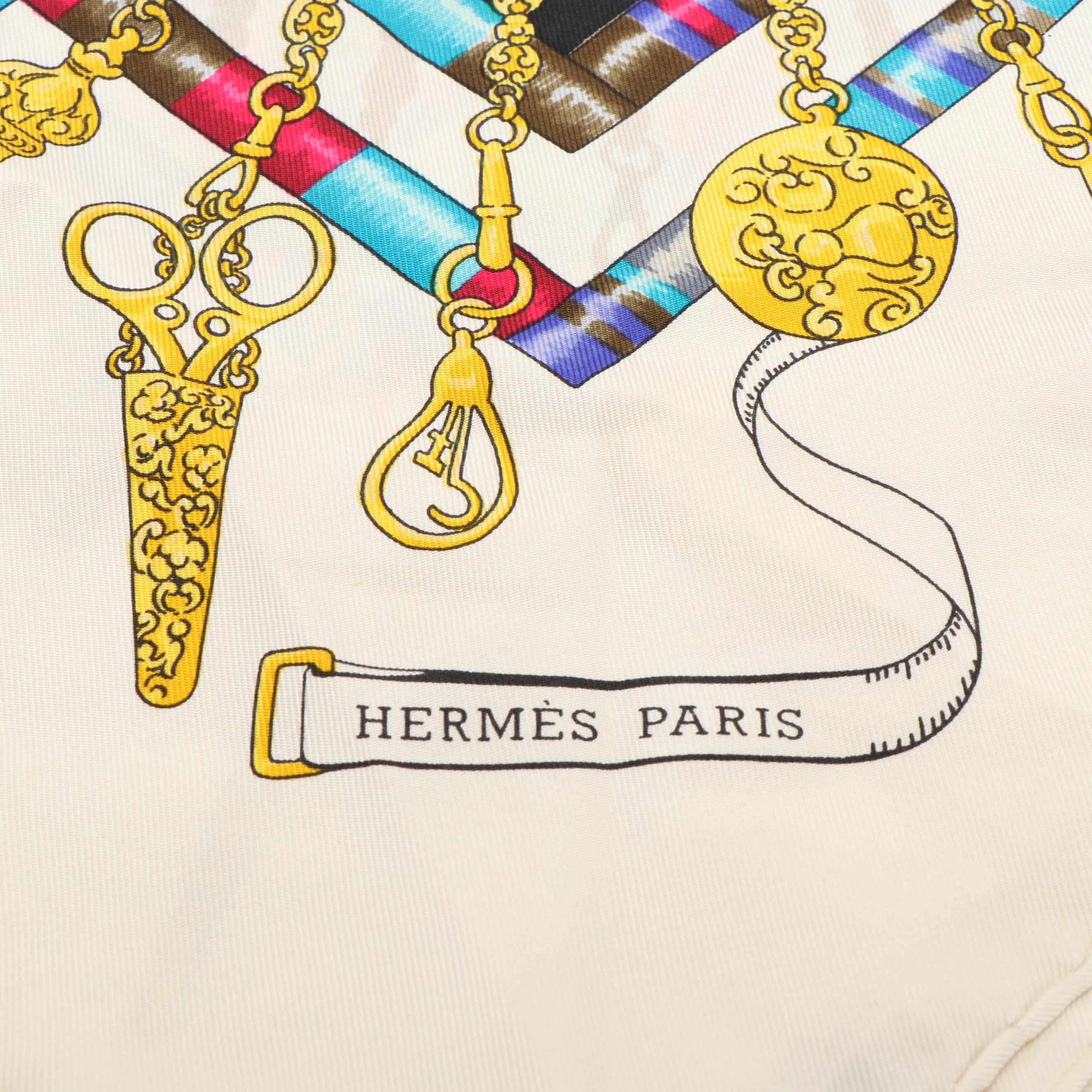Hermès "Petite Main" Scarf in Silk Twill