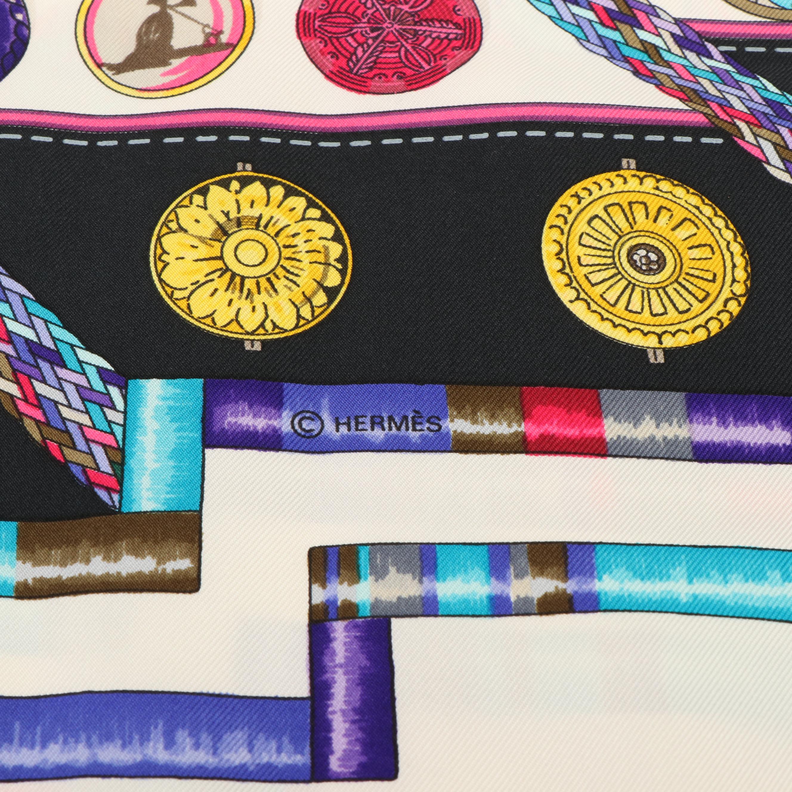 Hermès "Petite Main" Scarf in Silk Twill