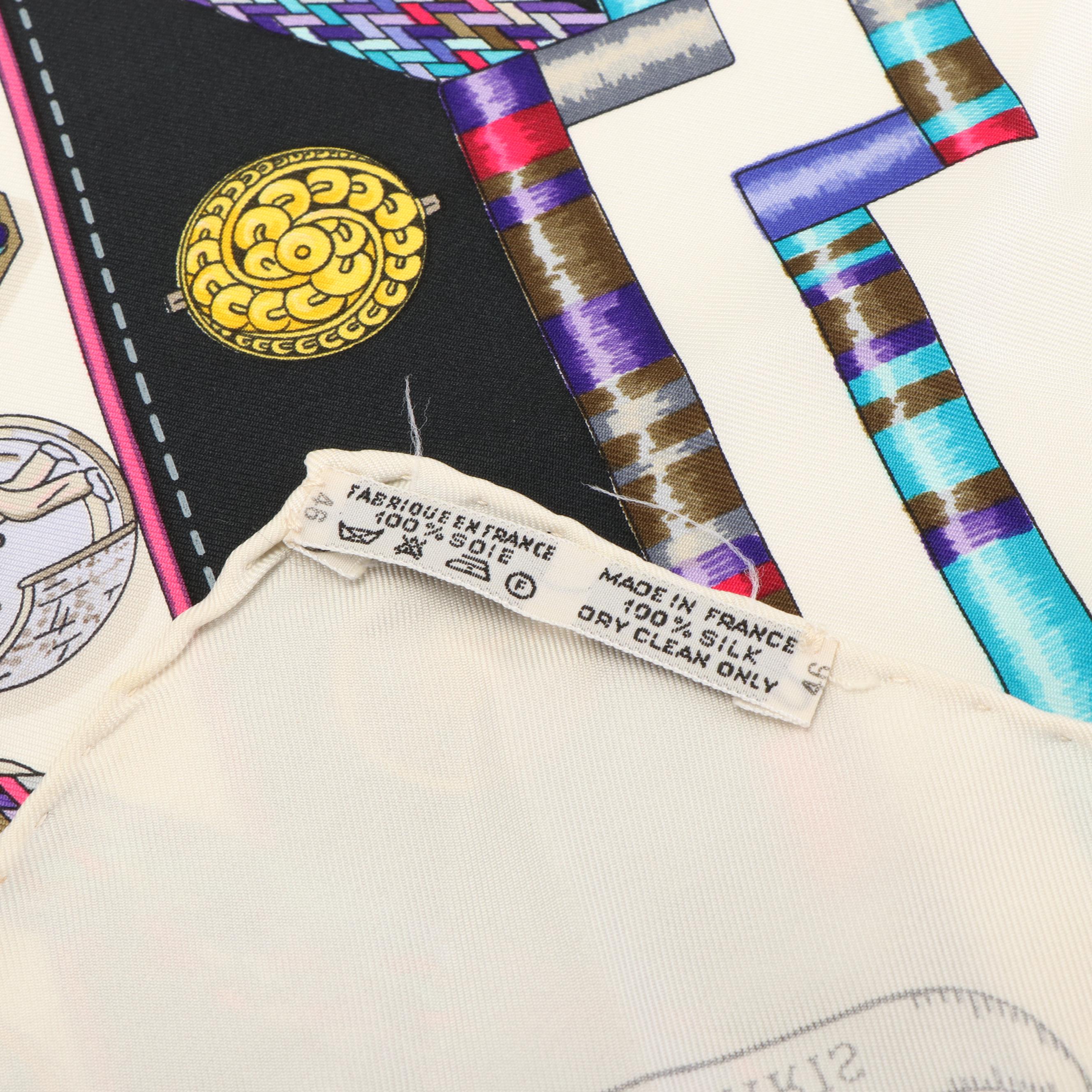 Hermès "Petite Main" Scarf in Silk Twill