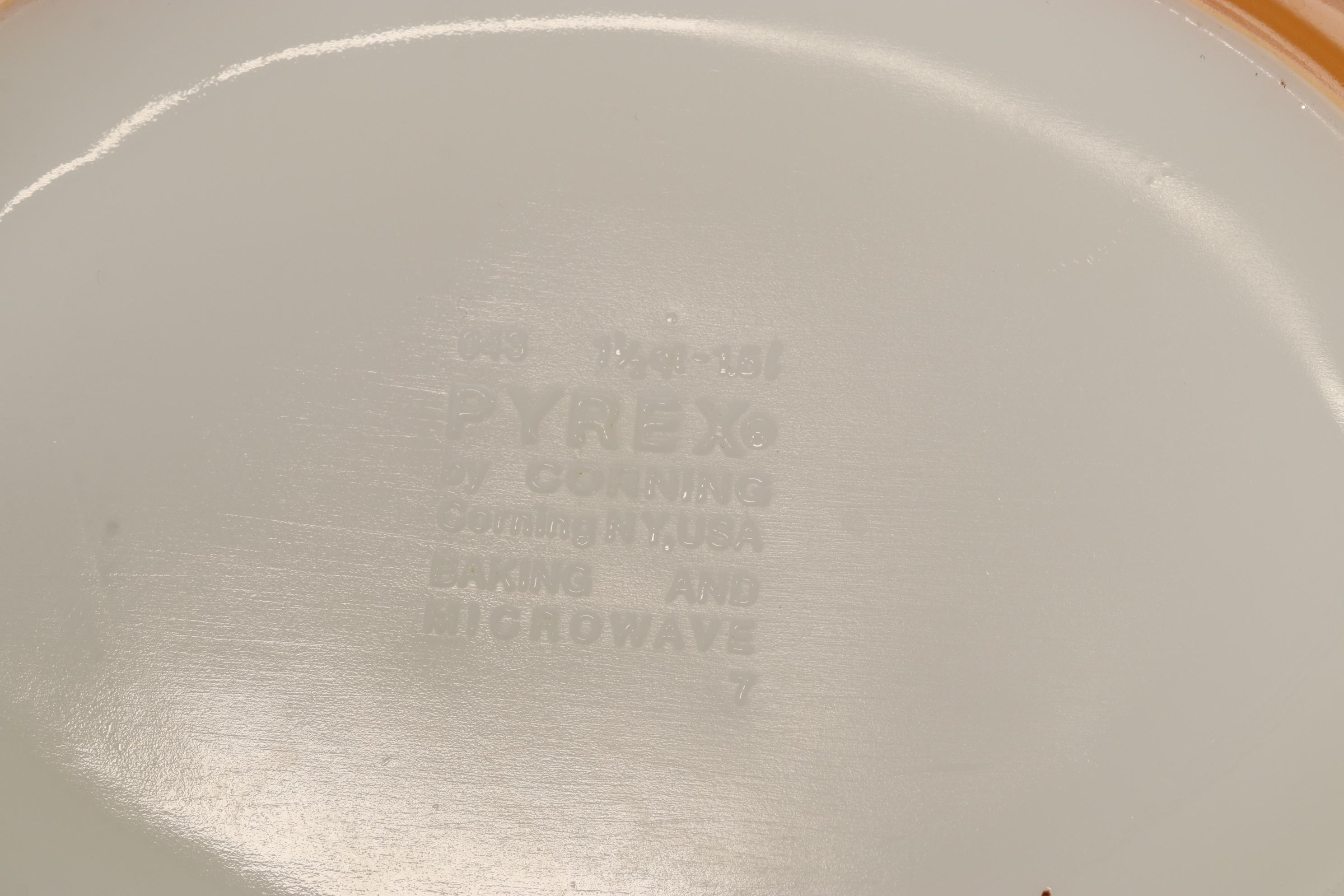 Pyrex "Old Orchard" Oval with Other Baking Dishes and Kitchenware